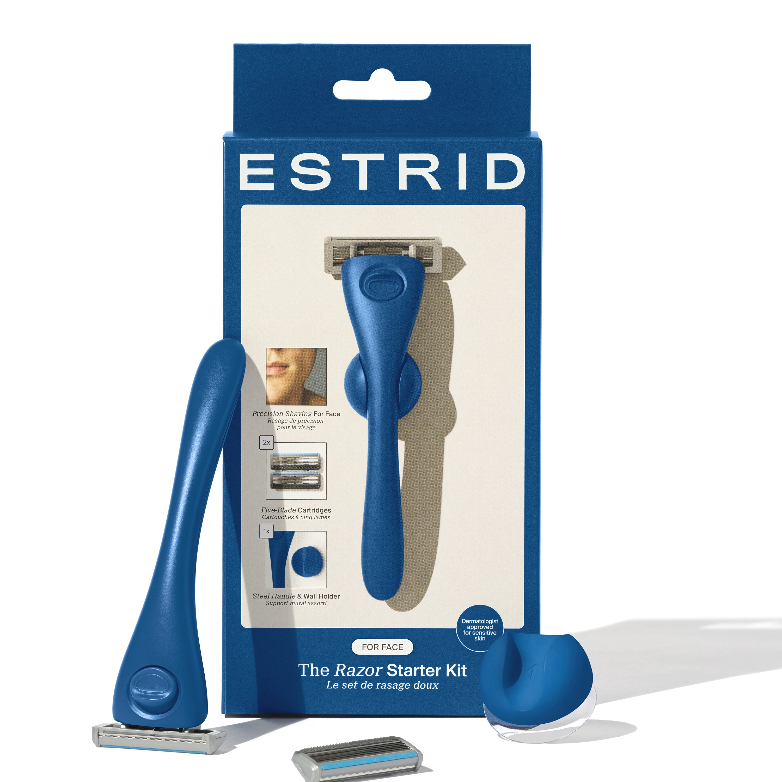 Estrid The Face Razor Starter Kit Lagoon - Rakhyvlar