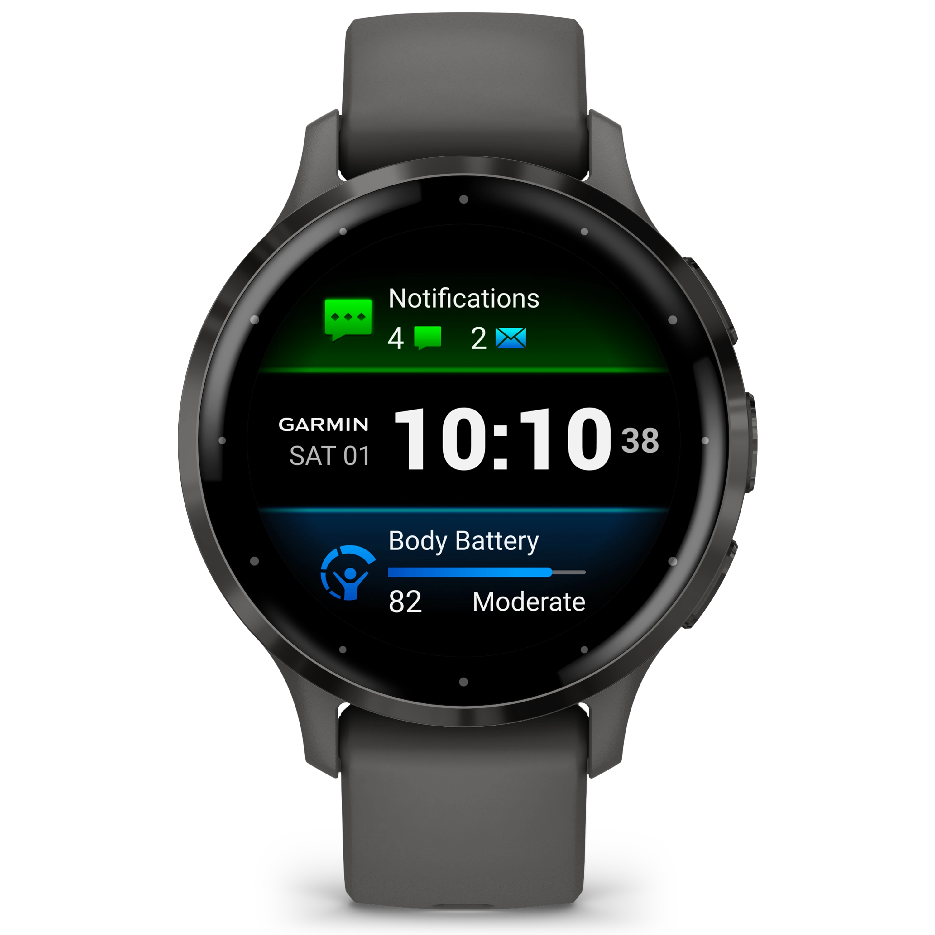 Garmin Venu 3S Smartwatch Pebble Gray/Slate - Träningstillbehör