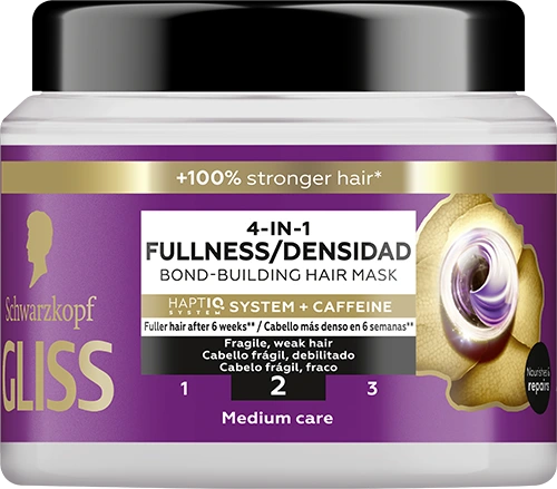 Schwarzkopf Gliss Full Hair Wonder Mask 400 ml - Hårinpackning