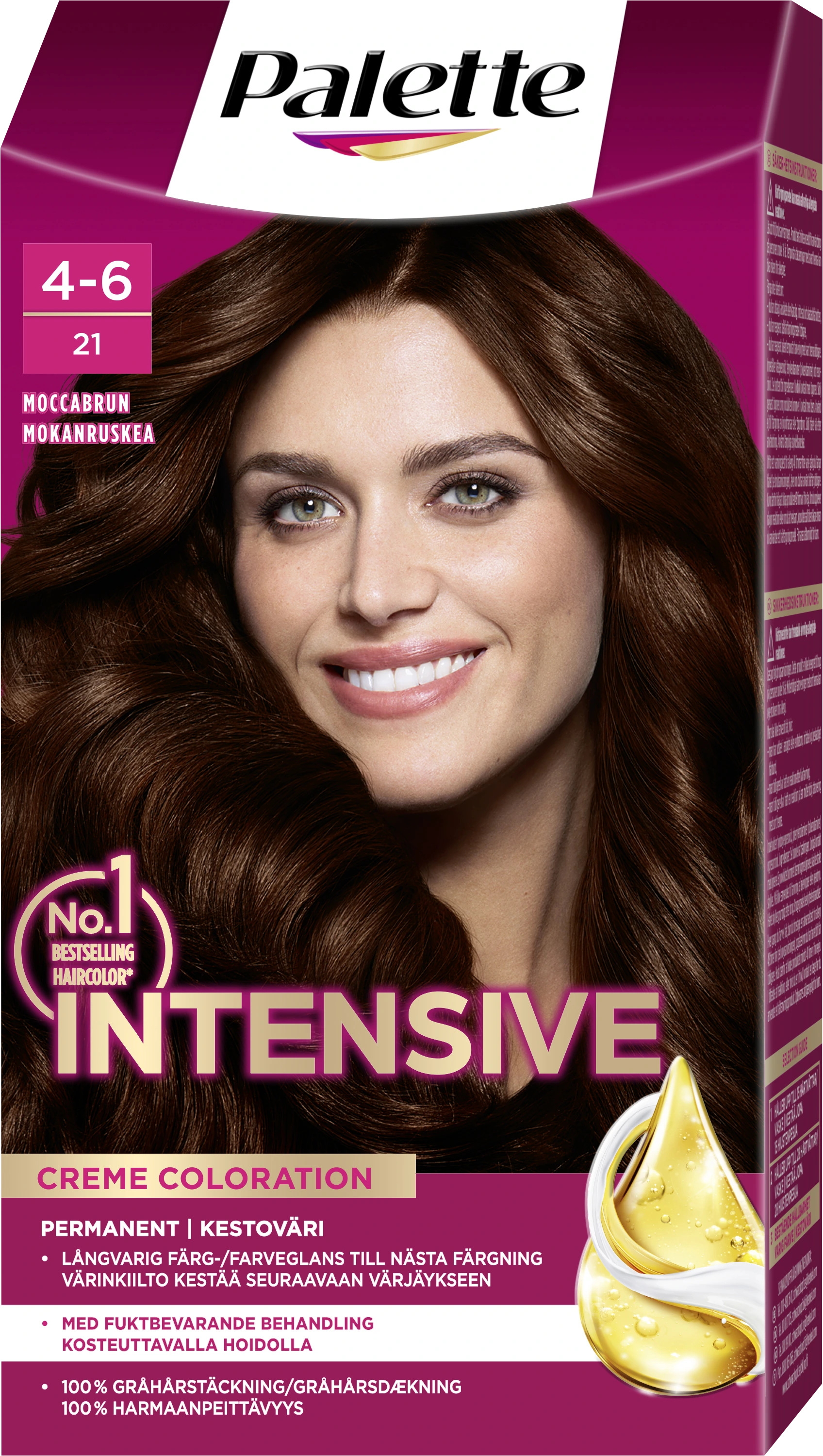Palette Intensive Creme Coloration 4-6 Moccabrun