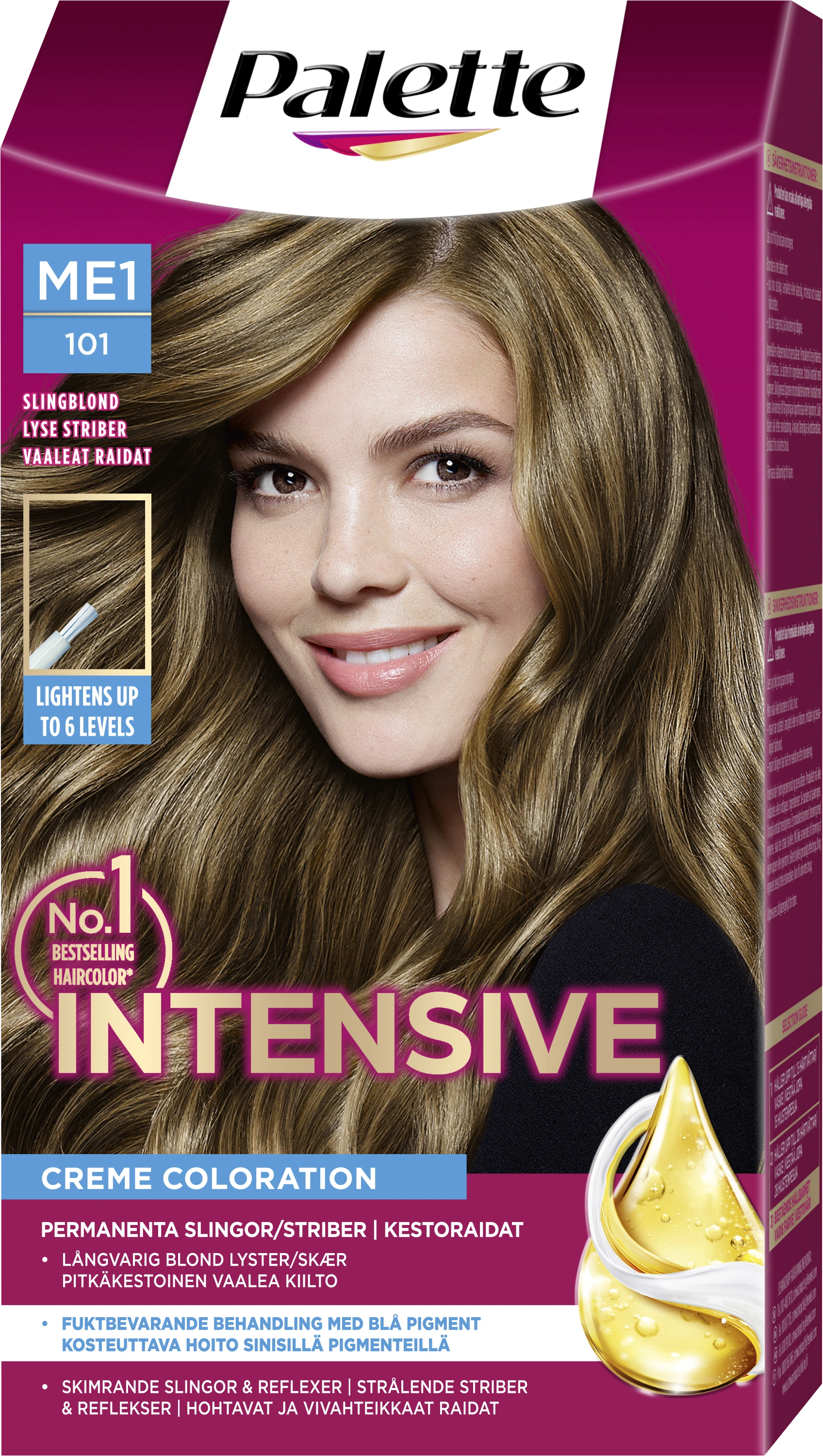 Palette Intensive Creme Coloration ME1 Slingblond - Hårfärg