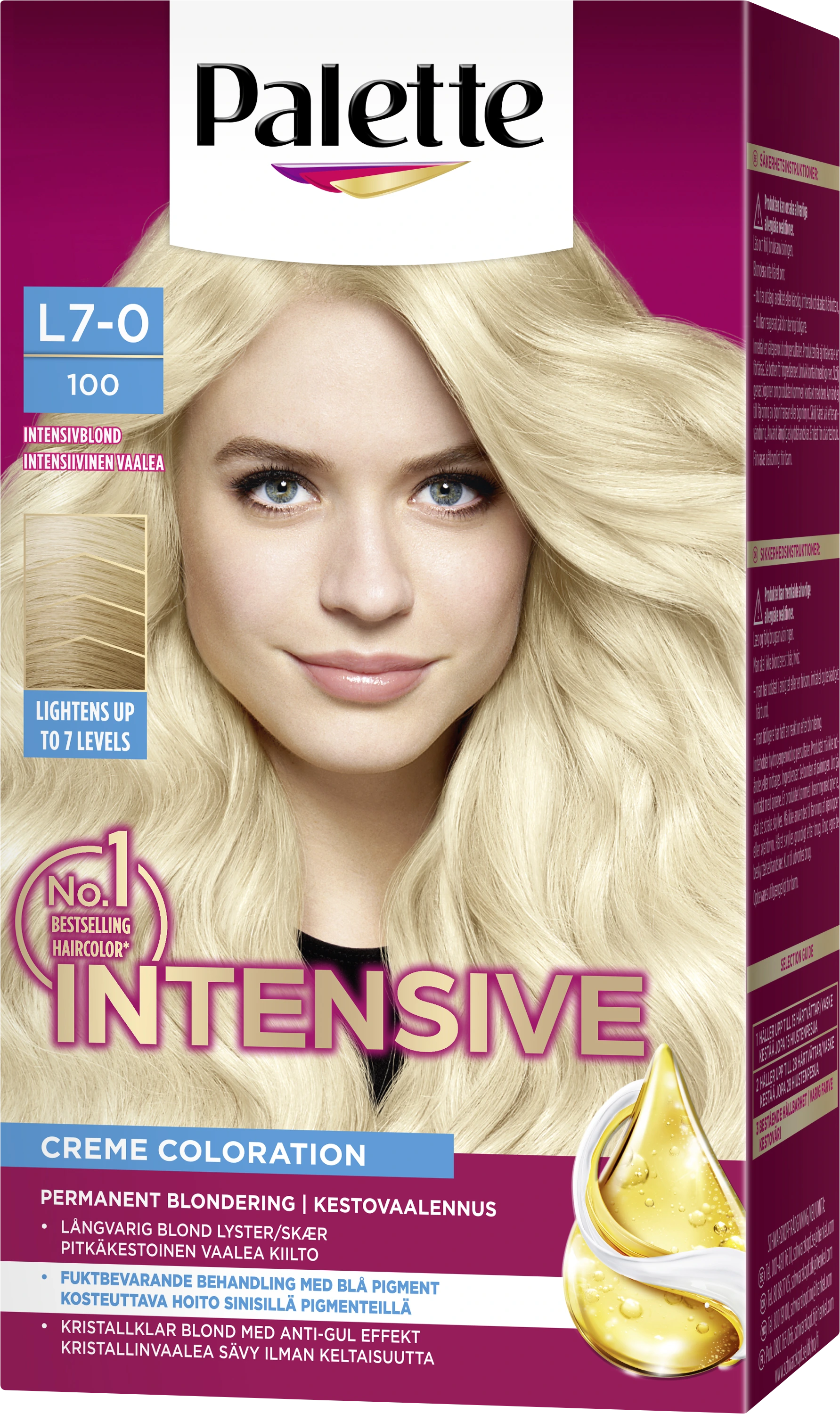 Palette Intensive Creme Coloration L7-0 Intensivblond