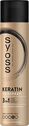 Syoss Keratin Hårspray 400 ml - Hårfärg