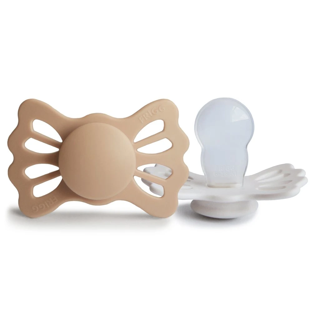 FRIGG Lucky Symmetrical Silicone 2-Pack Silky Satin/Cream Size 2 - Nappar