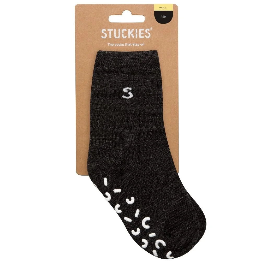 STUCKIES Ullstrumpor Ash 1-pack 19/21 - Barnkläder