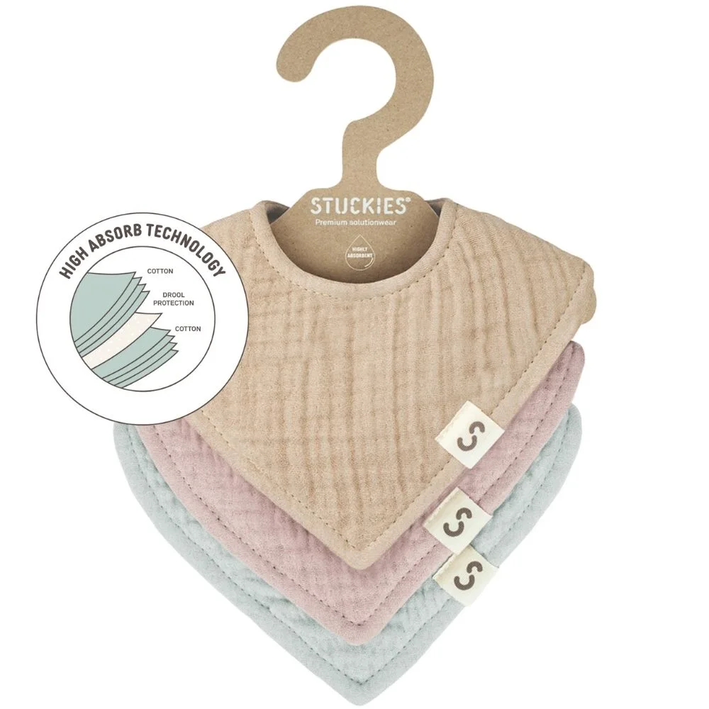 STUCKIES Högabsorberande dregglisar 3-pack Dove - Dregglisar