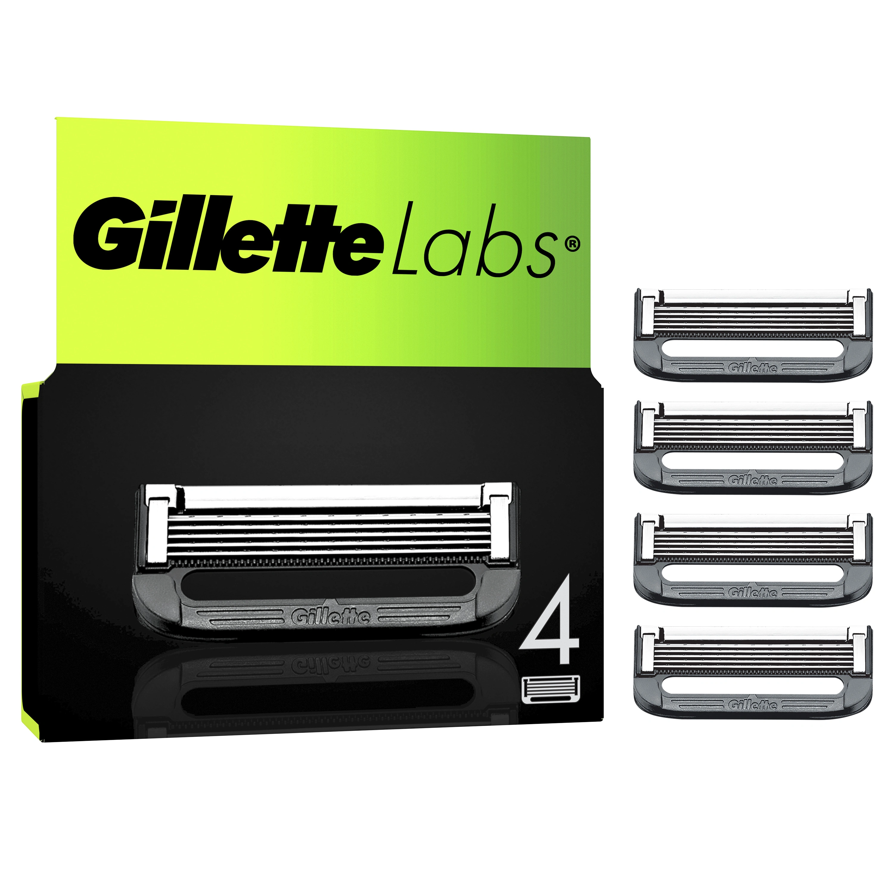 Gillette Labs Base Blade 4 st - Rakblad