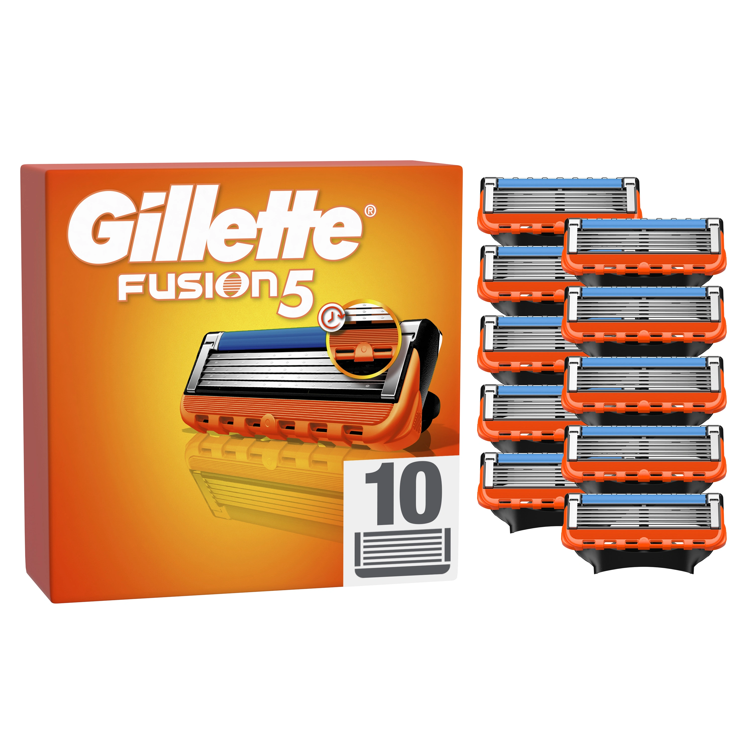 Gillette Fusion Manual Rakblad 10 st - Rakblad