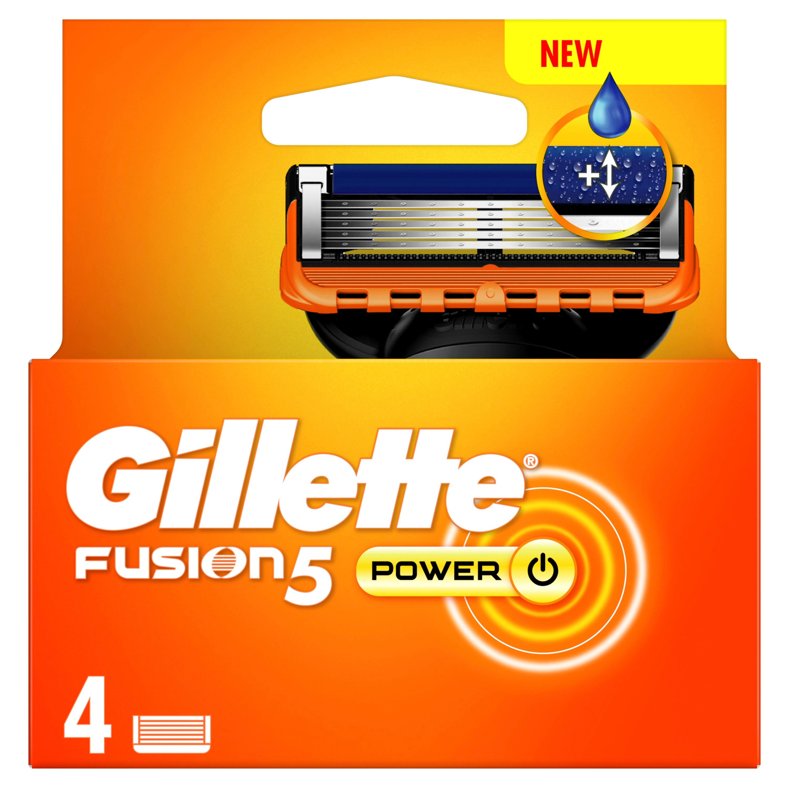 Gillette Fusion5 Power 4 st - Rakblad