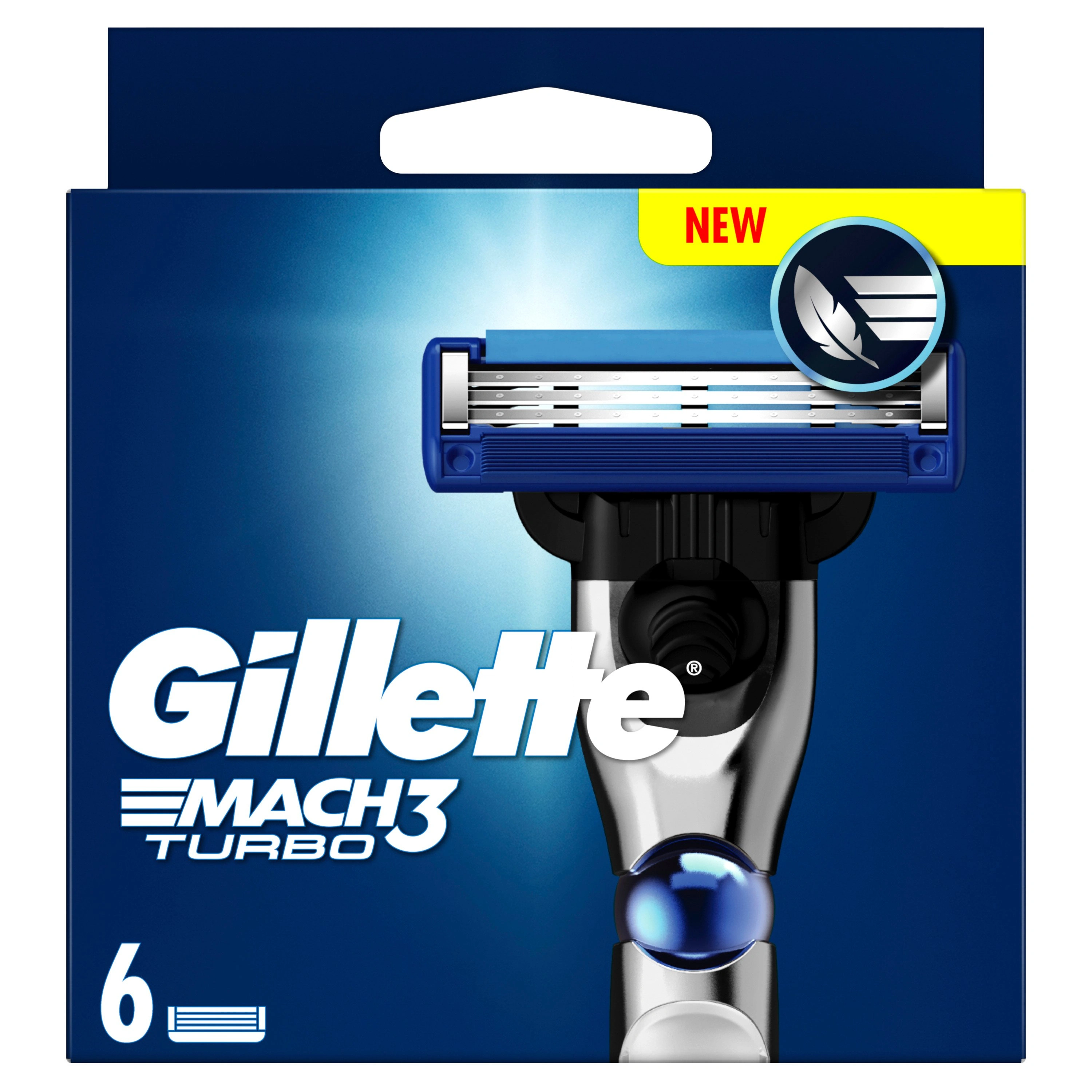 Gillette Mach3 Turbo 6 st - Rakblad