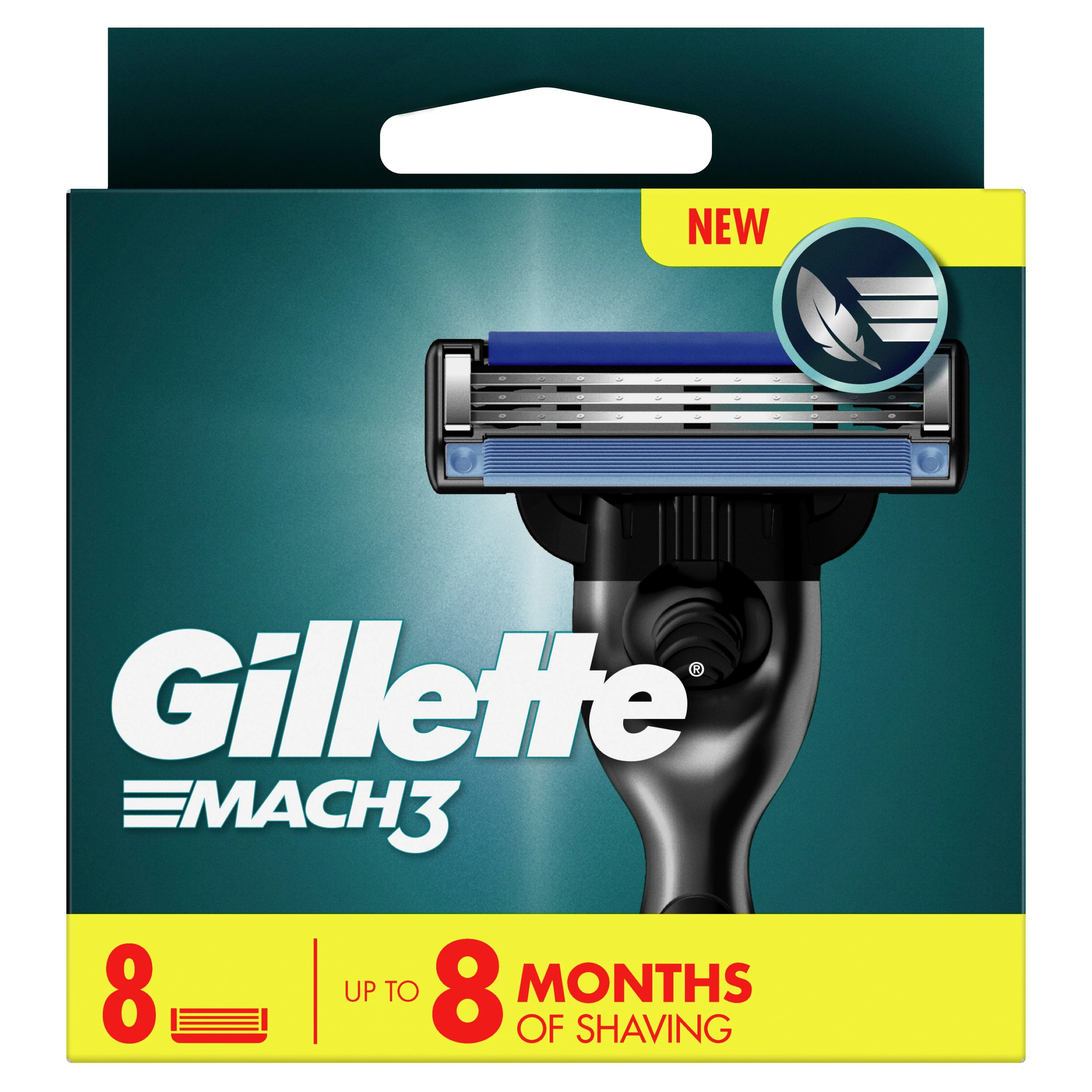 Gillette Mach3 Base 8 st - Rakblad