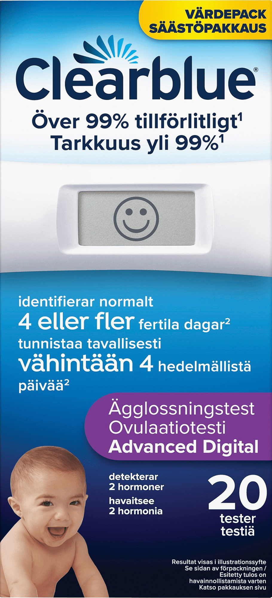 Clearblue Advanced Ägglossningstest 20 st - Graviditetstest