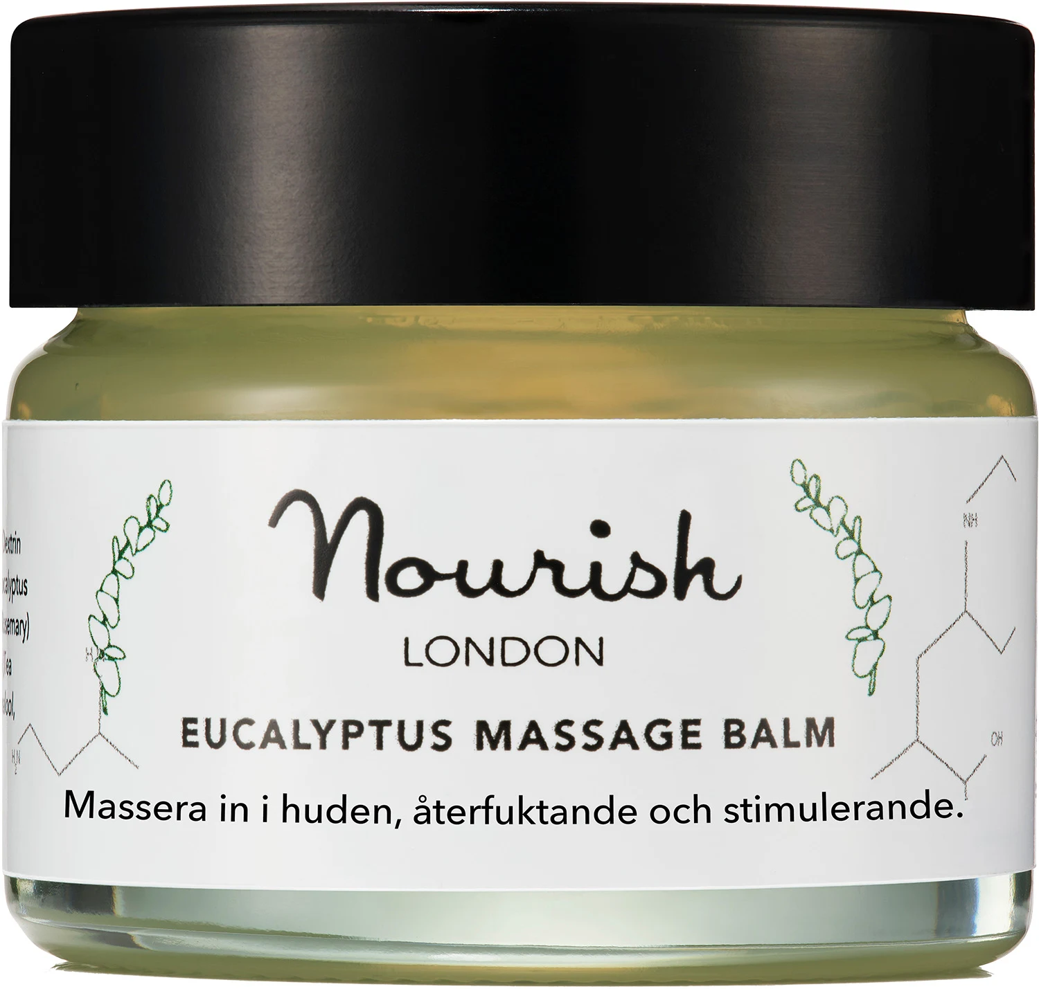 Nourish London Eucalyptus Massage Balm 15 ml - Kroppsvård