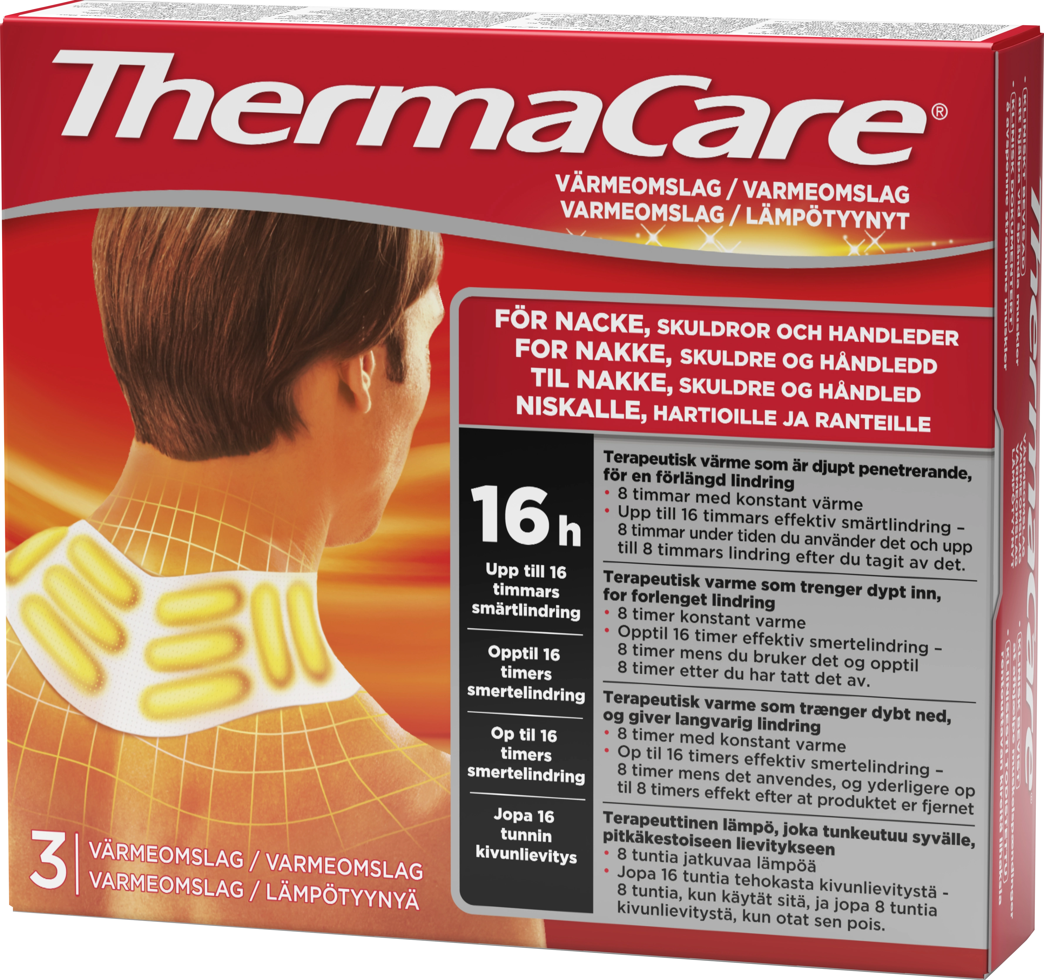 ThermaCare Nacke & Axel 3 st - Stress & oro