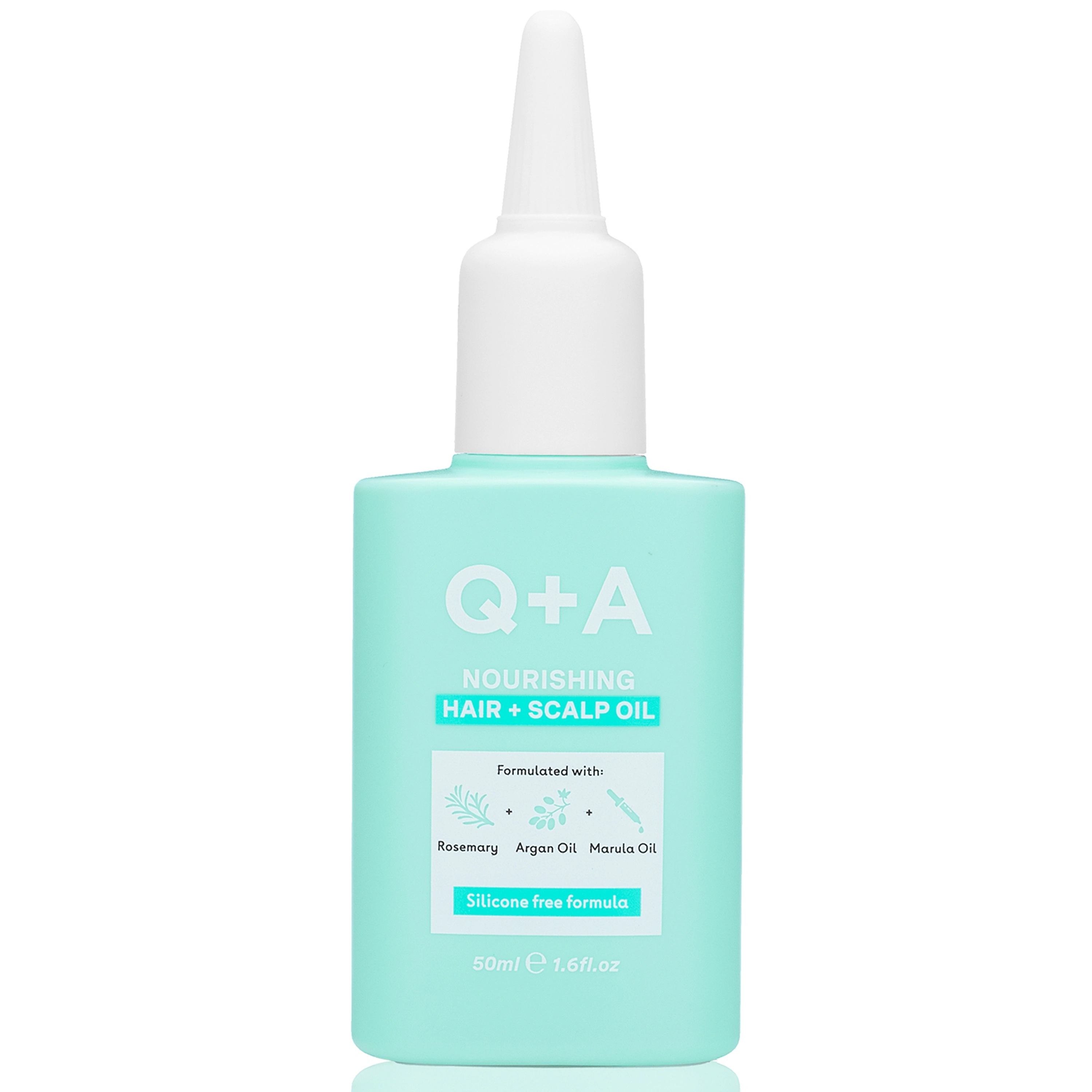 Q+A Nourishing Hair + Scalp Oil 50 ml - Hårolja utan silikon