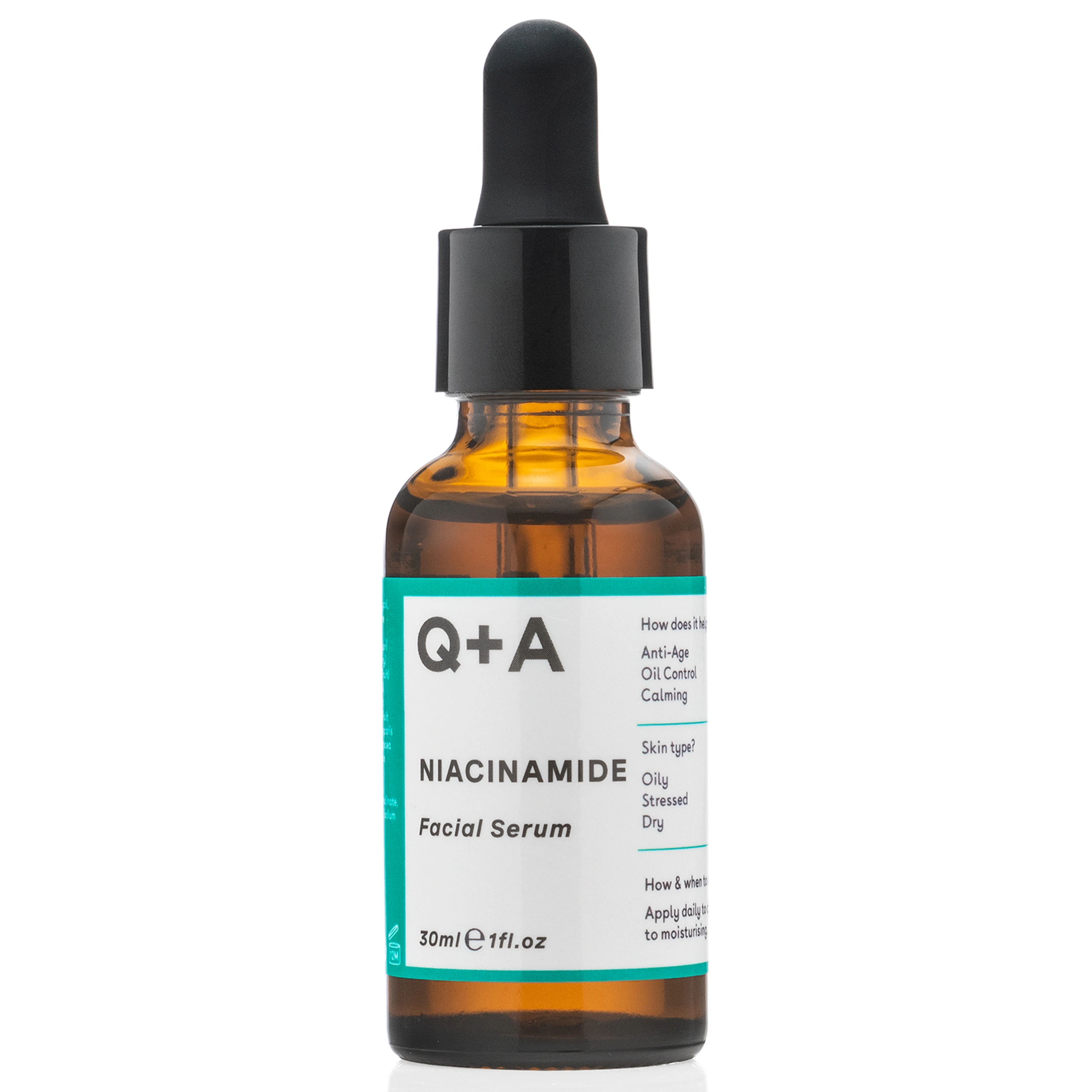 Q+A Niacinamide Facial Serum 30 ml - Niacinamid-serum