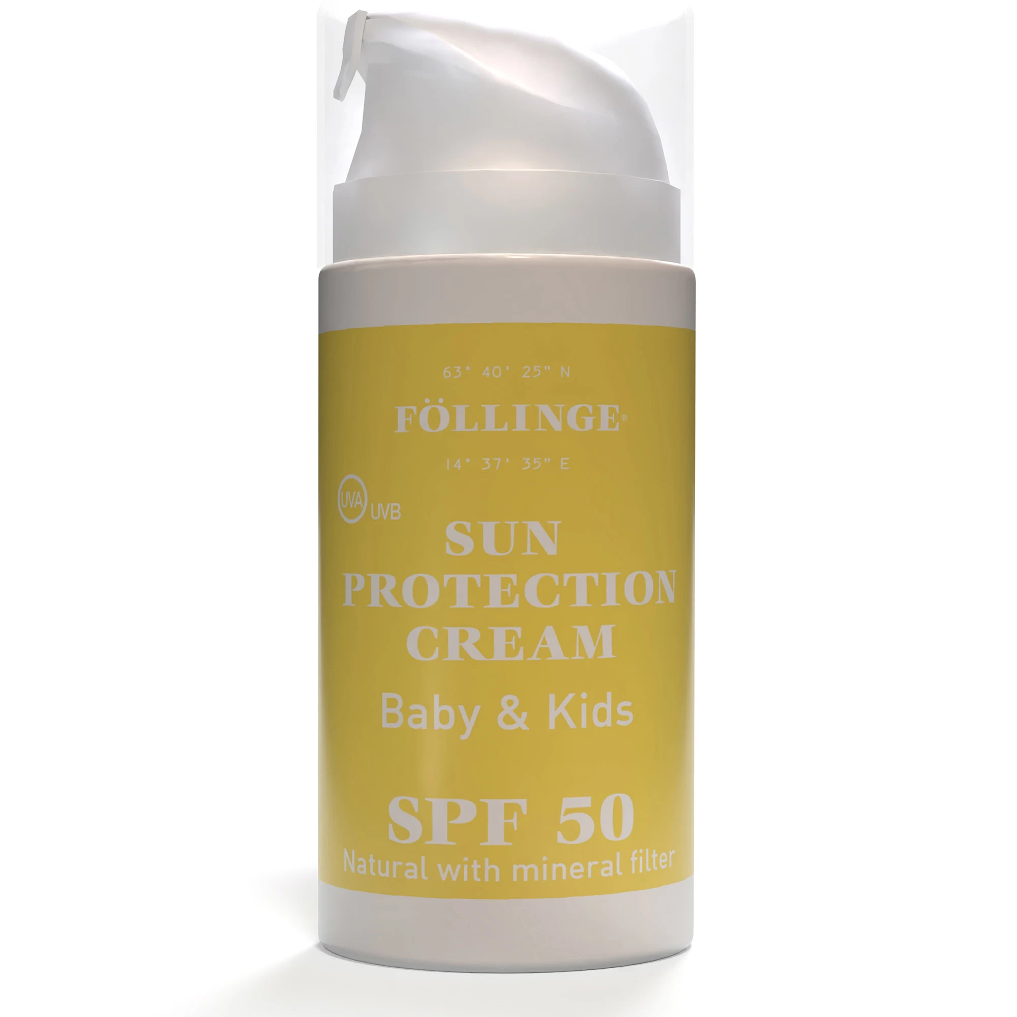 Föllinge Sun Protection Cream Baby & Kids SPF50 100ml - Solkräm för barn
