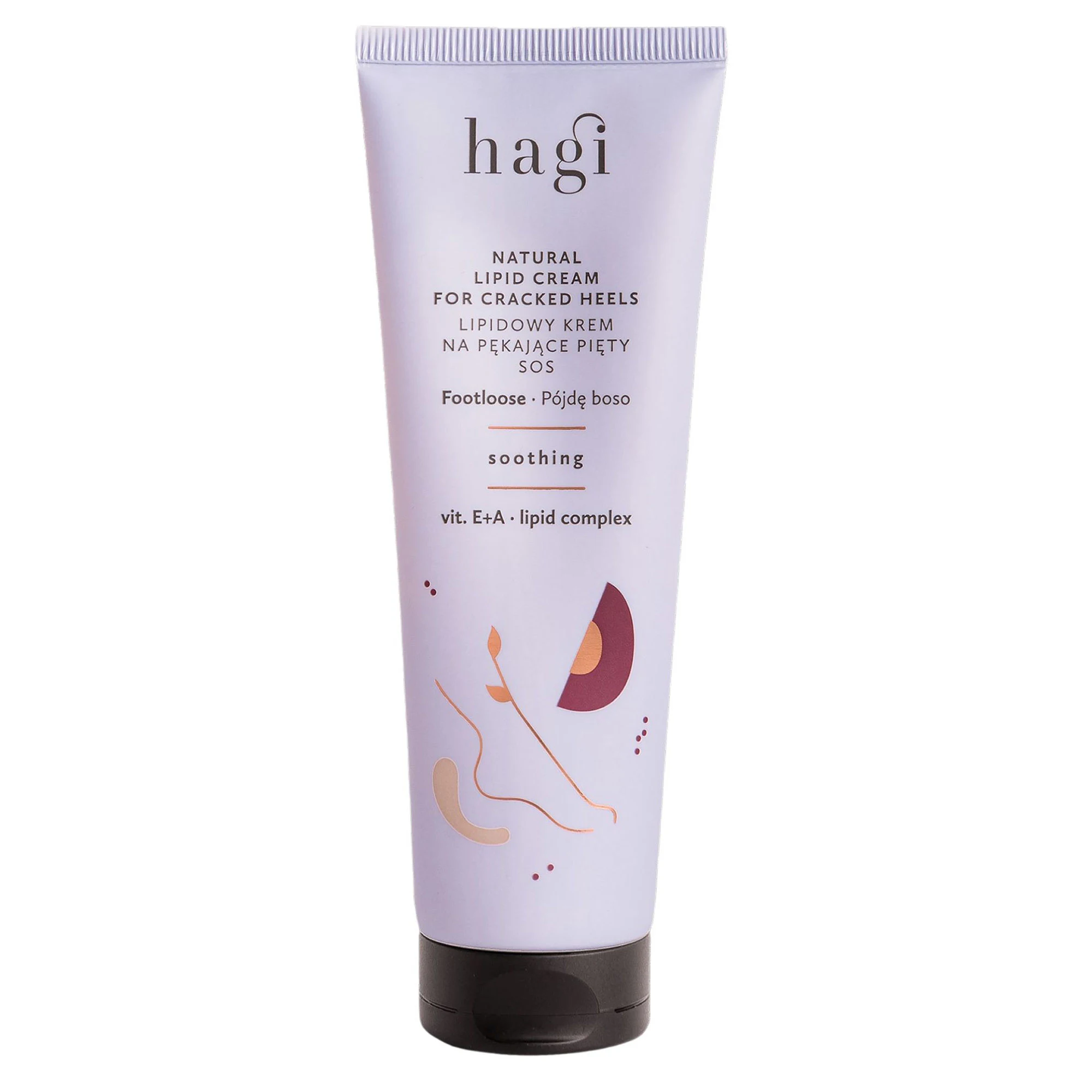 Hagi Natural Lipid Cream For Cracked Heels 75 ml - Fotkräm & fotsalva