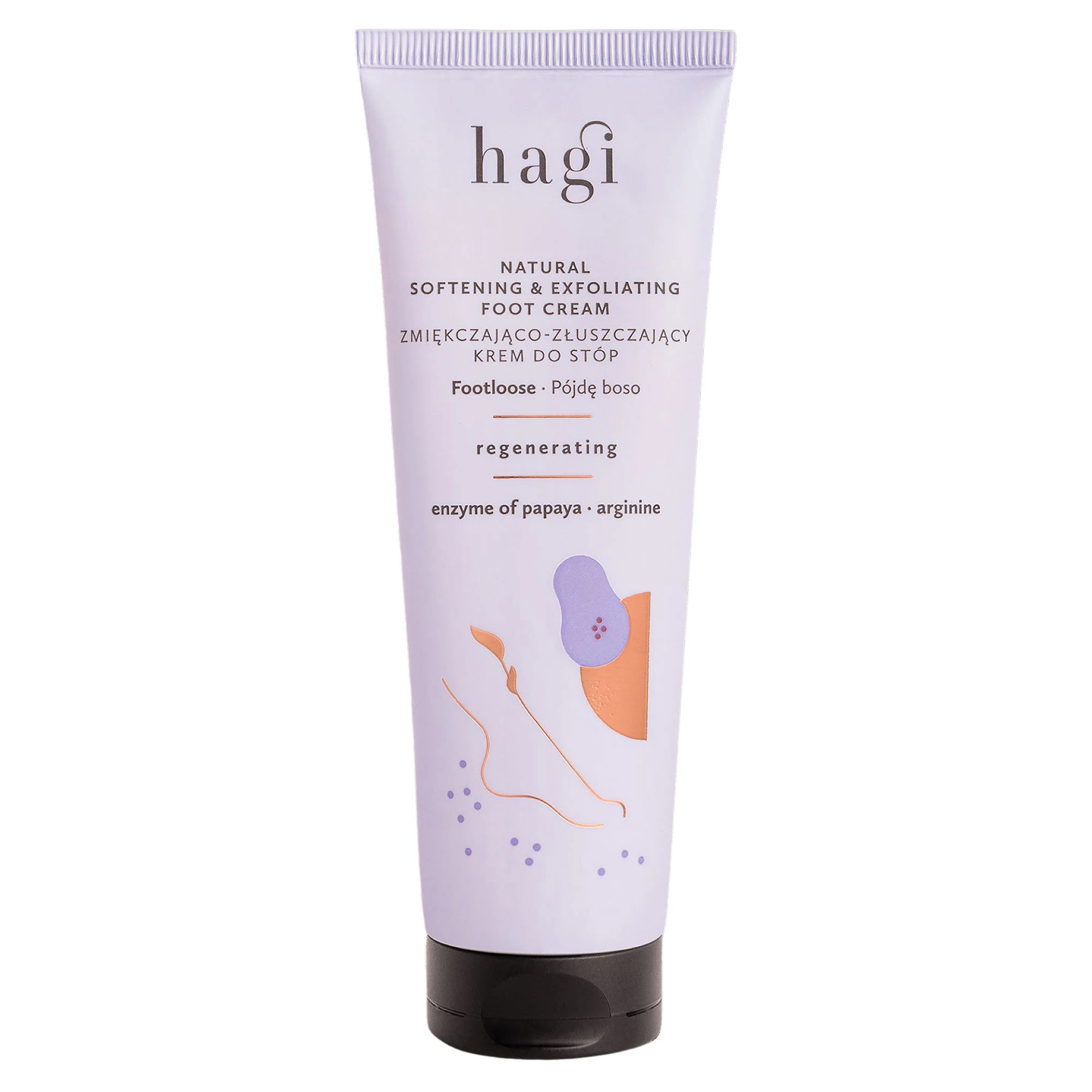 Hagi Natural Softening Exfoliating Foot Cream 75 ml - Fotkräm & fotsalva