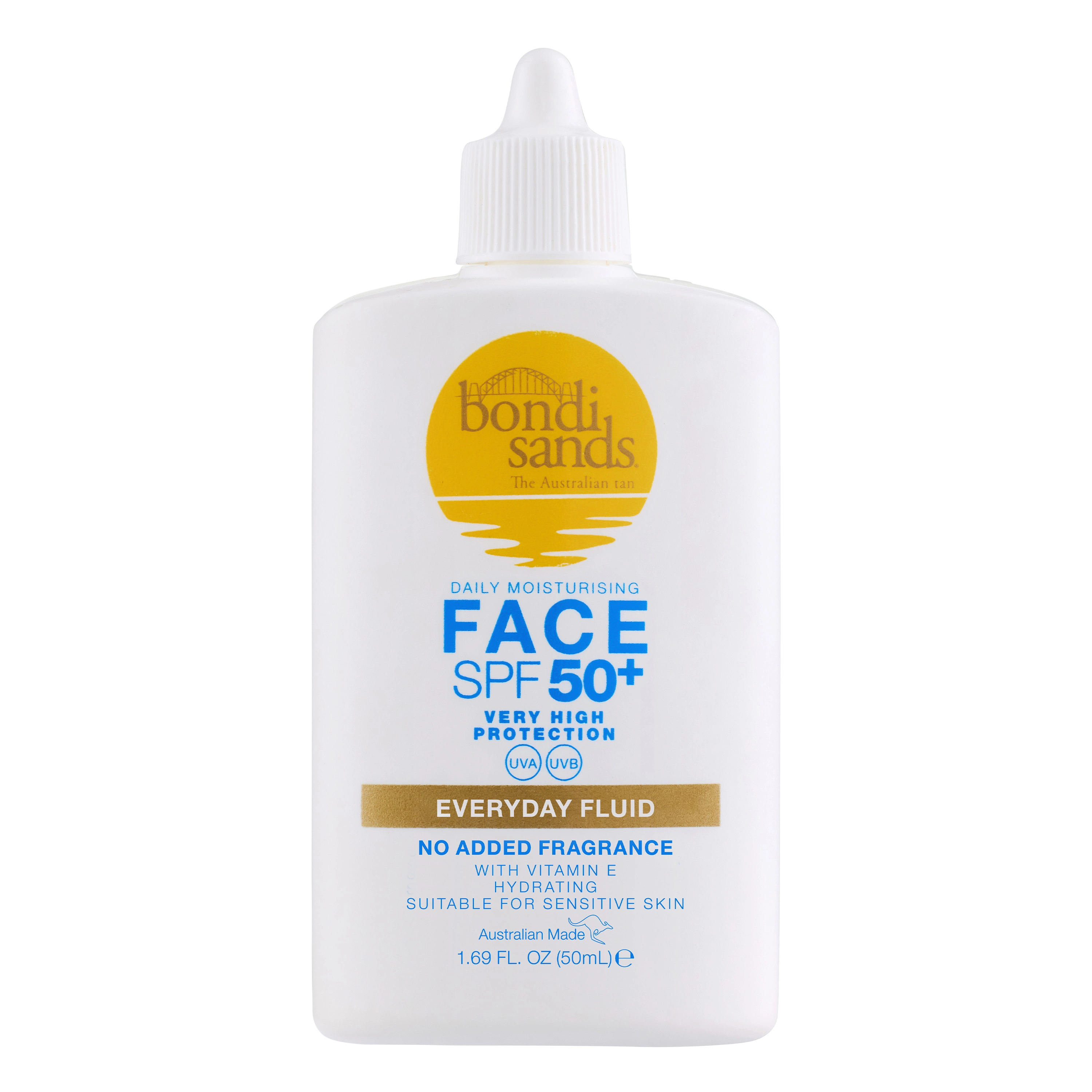 Bondi Sands Spf 50+ Everyday Face Fluid 50ml - Solkräm SPF 50
