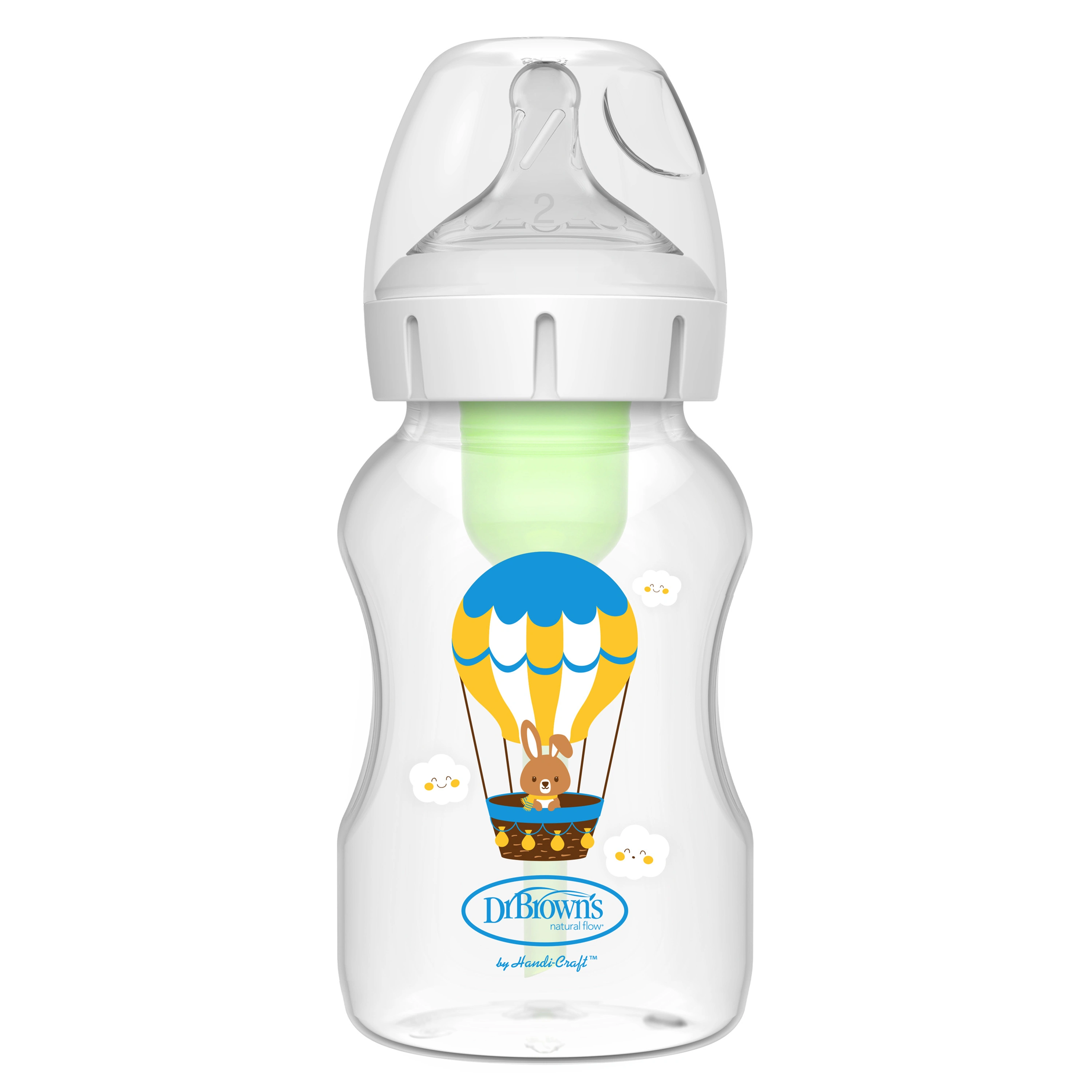 Dr Brown's Options+ Nappflaska Balloon Bred Hals 330 ml - Dr Brown's nappflaskor