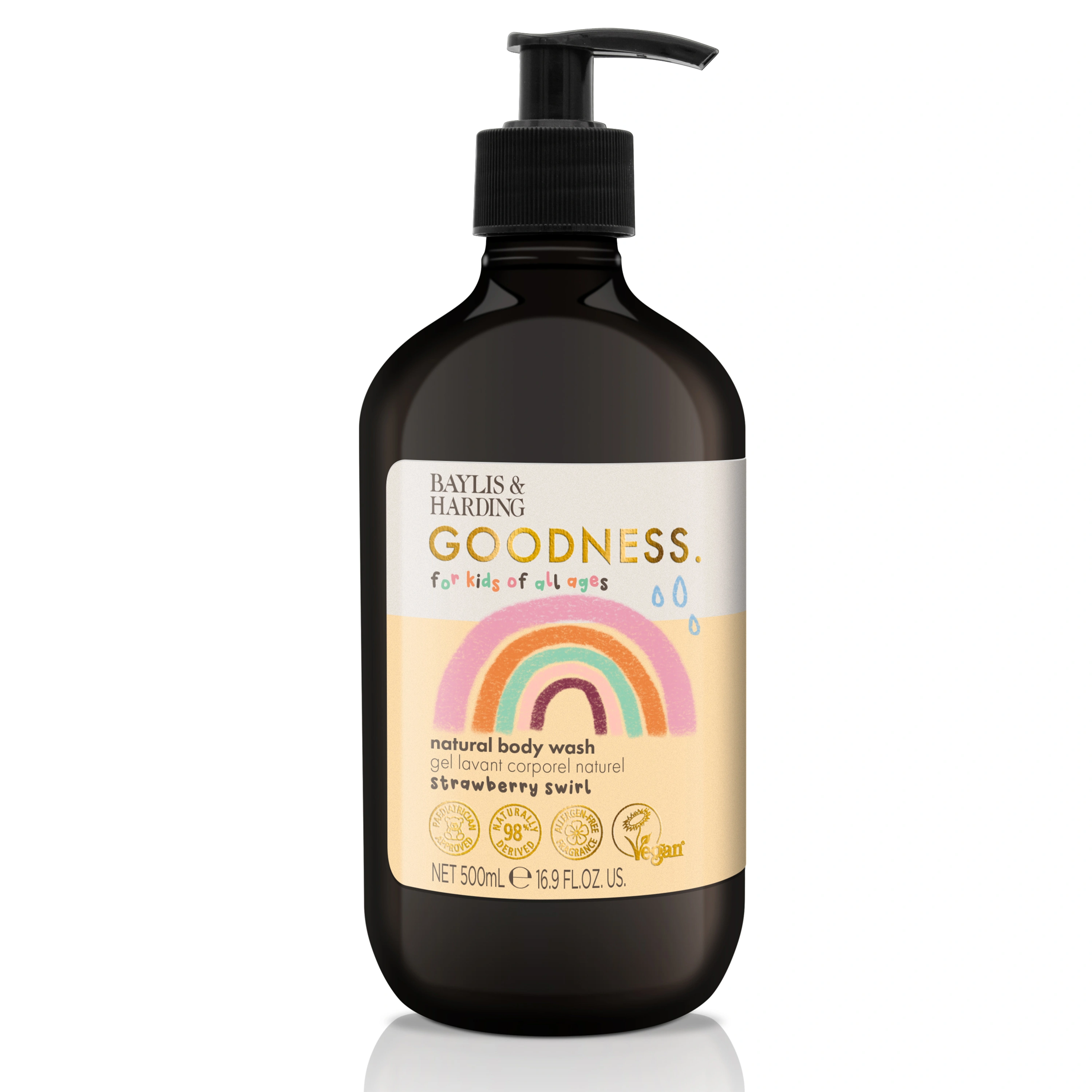 Baylis & Harding Goodness Kids Strawberry Swirl Body Wash 500 ml