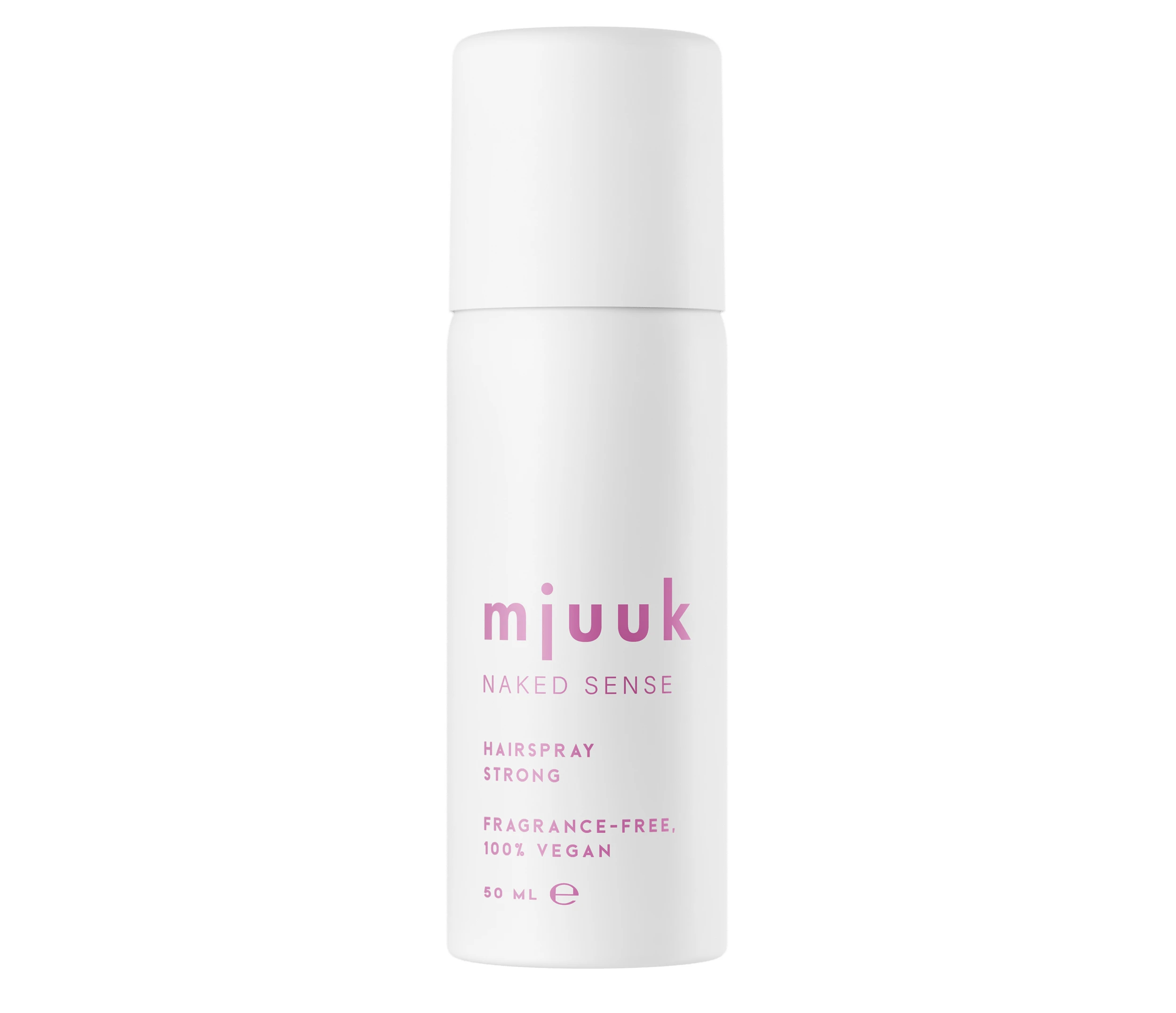 Mjuuk Naked Sense Fragrance-Free Hairspray Strong 50 ml - Hårspray