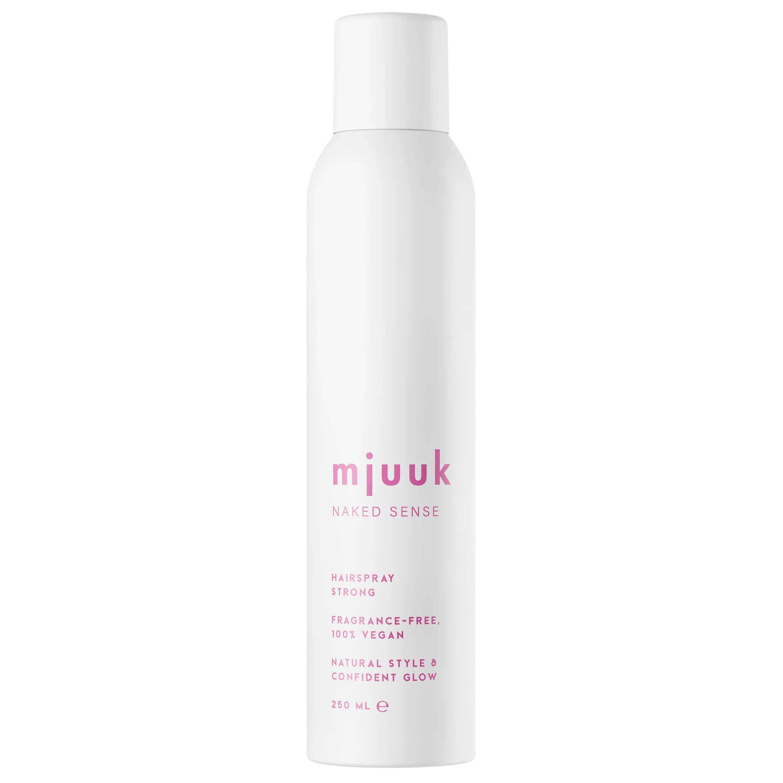 Mjuuk Naked Sense Fragrance-Free Hairspray Strong 250 ml - Hårspray