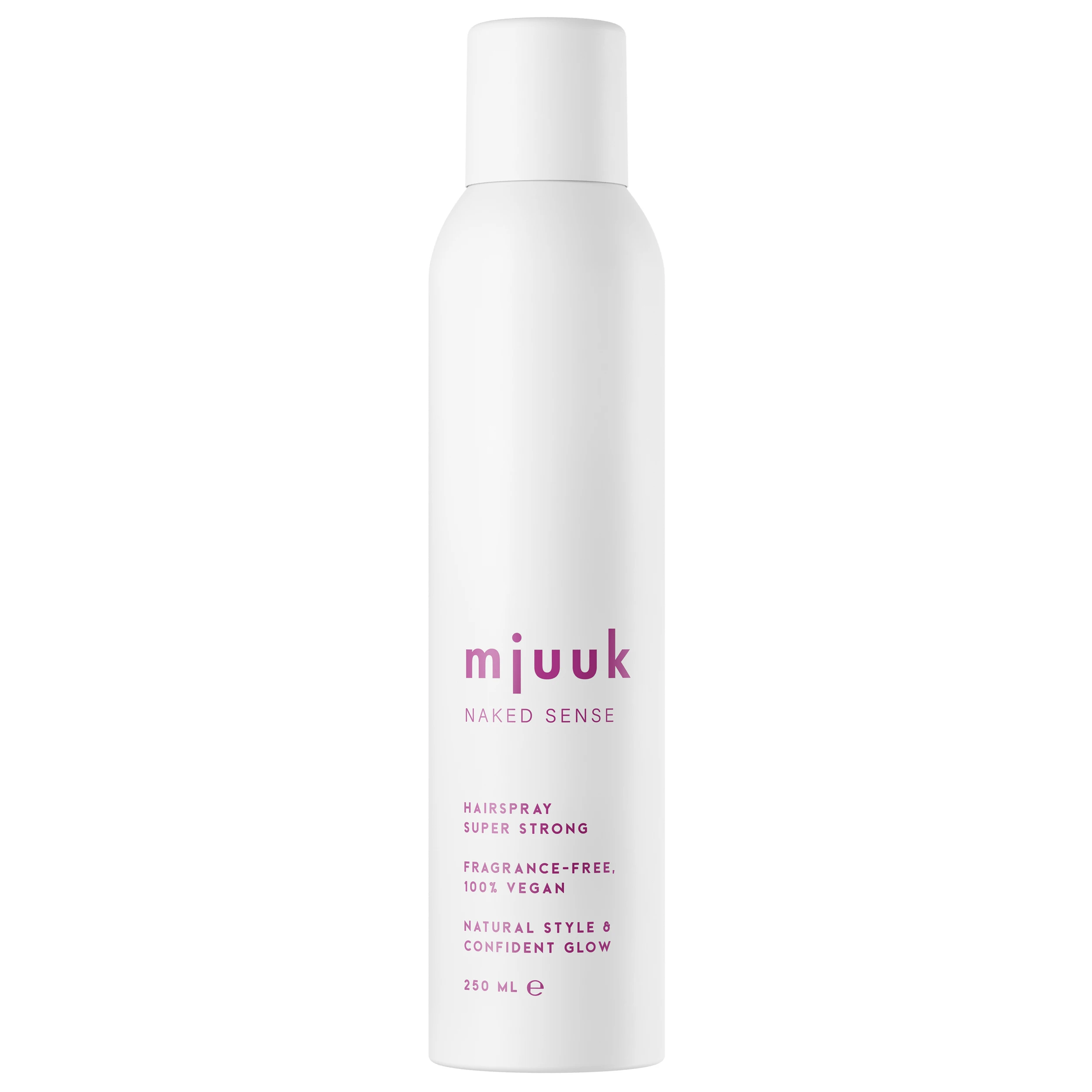 Mjuuk Naked Sense Fragrance-Free Hairspray Super Strong 250 ml - Hårspray