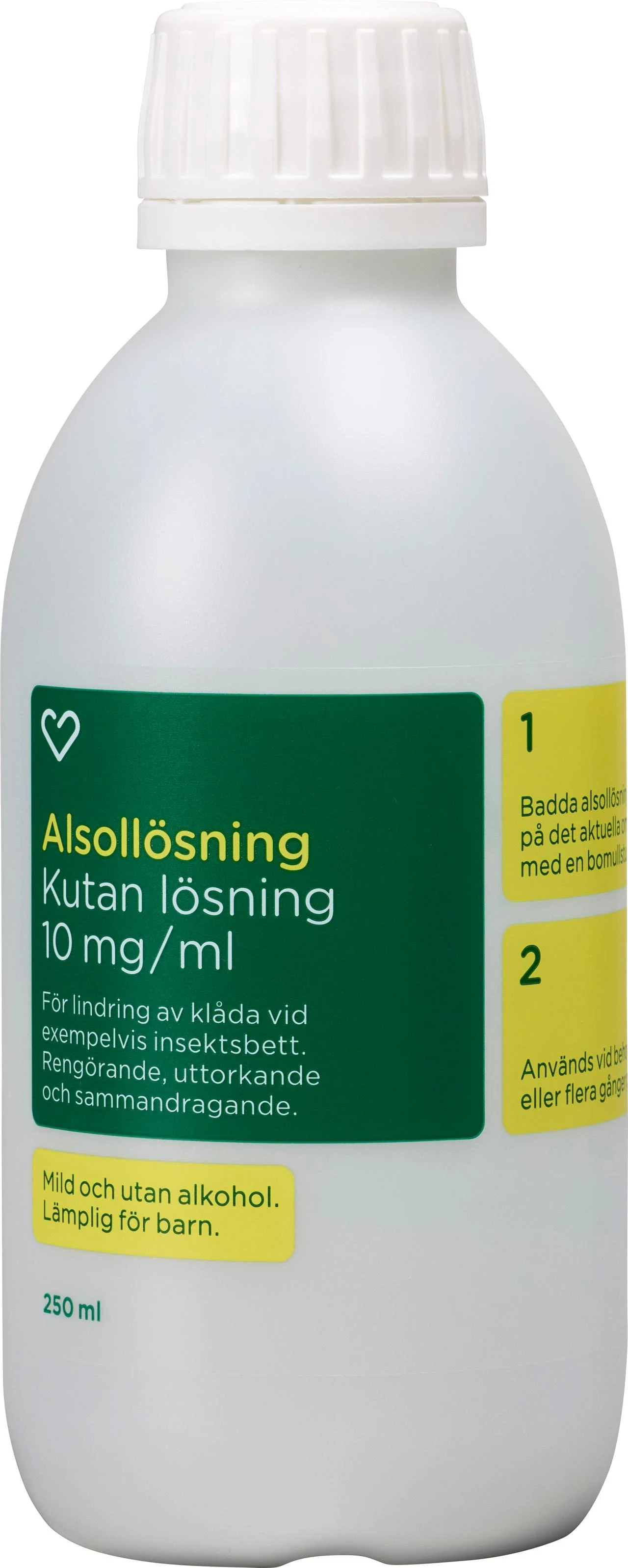 Hjärtats Alsollösning 250 ml - Sårvård, bett & stick