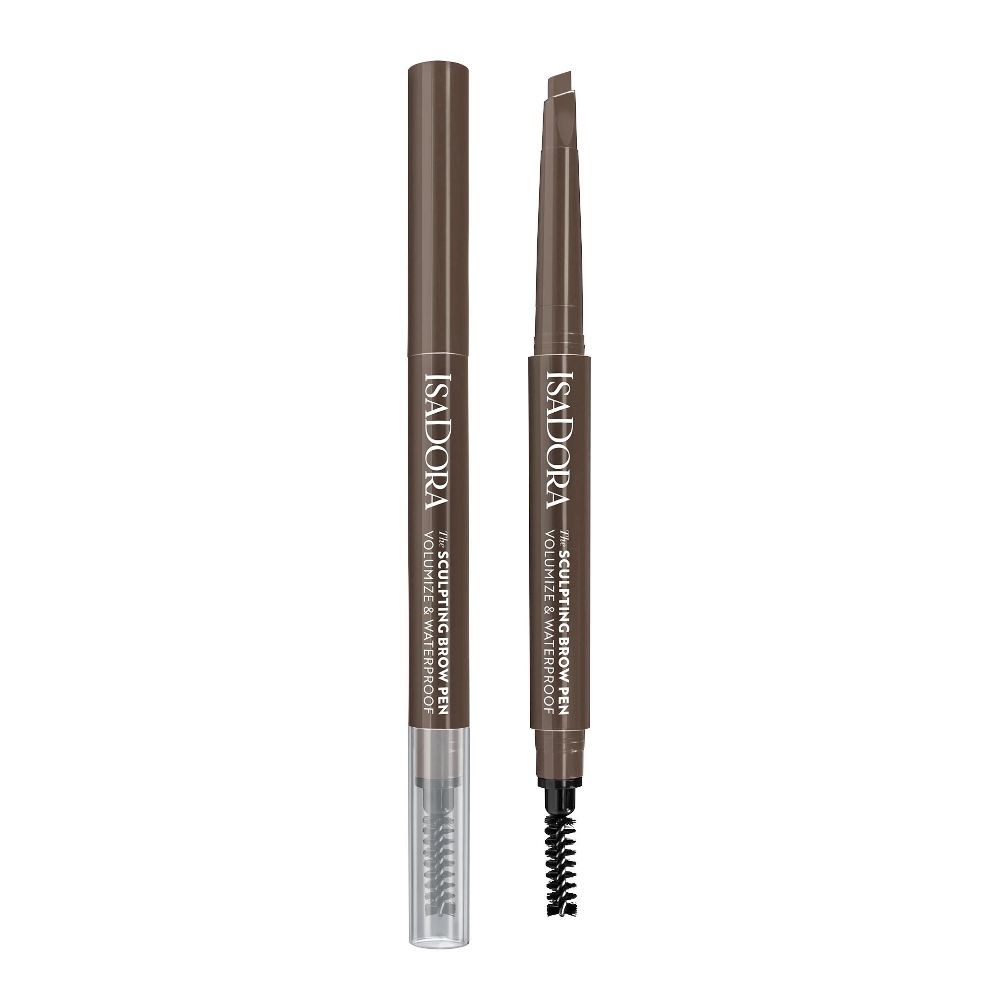 The Sculpting Brow Pen Volumize & Waterproof Medium Brown - Ögonbrynspenna