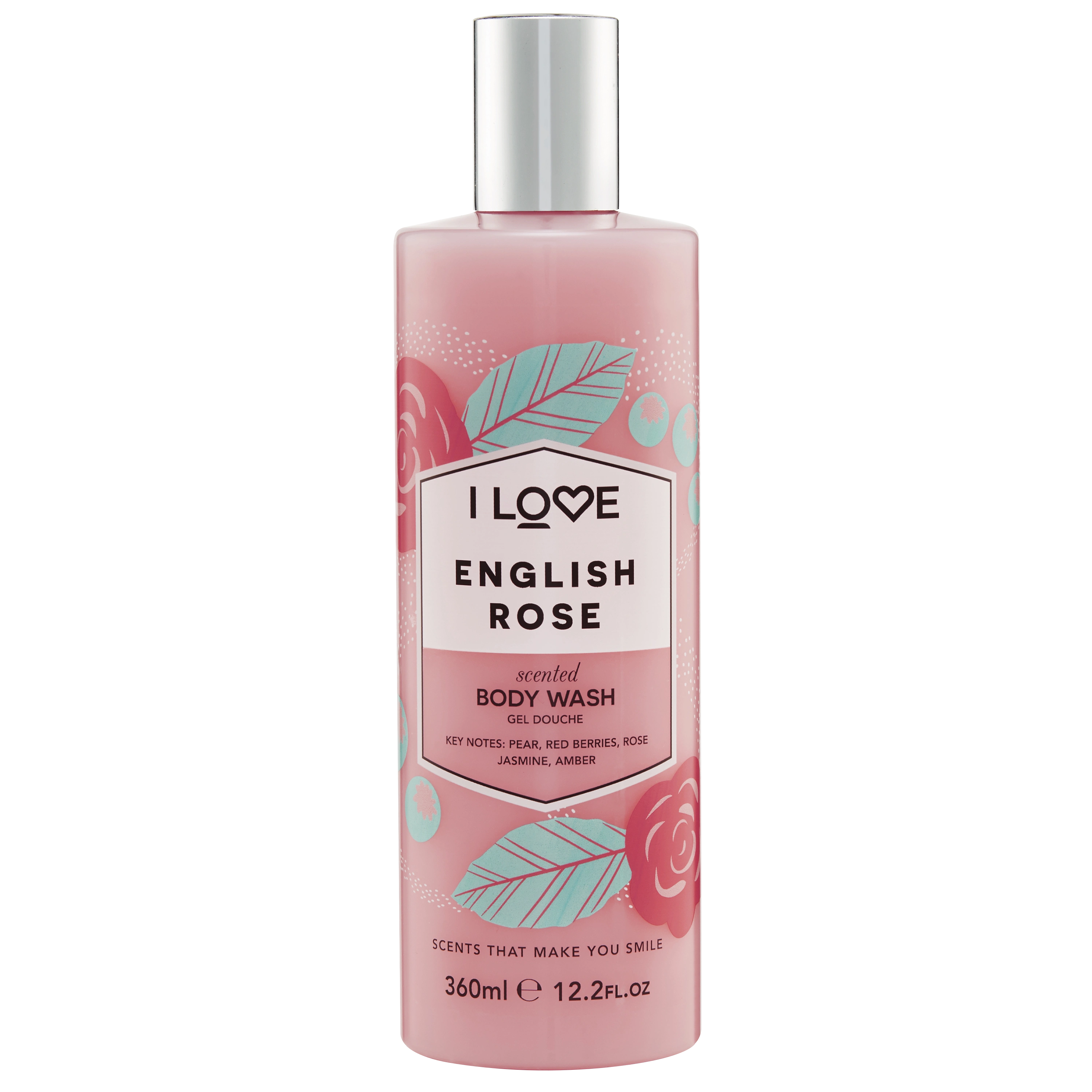 I LOVE Signature Body Wash English Rose 360 ml - Duschkräm & duschtvål