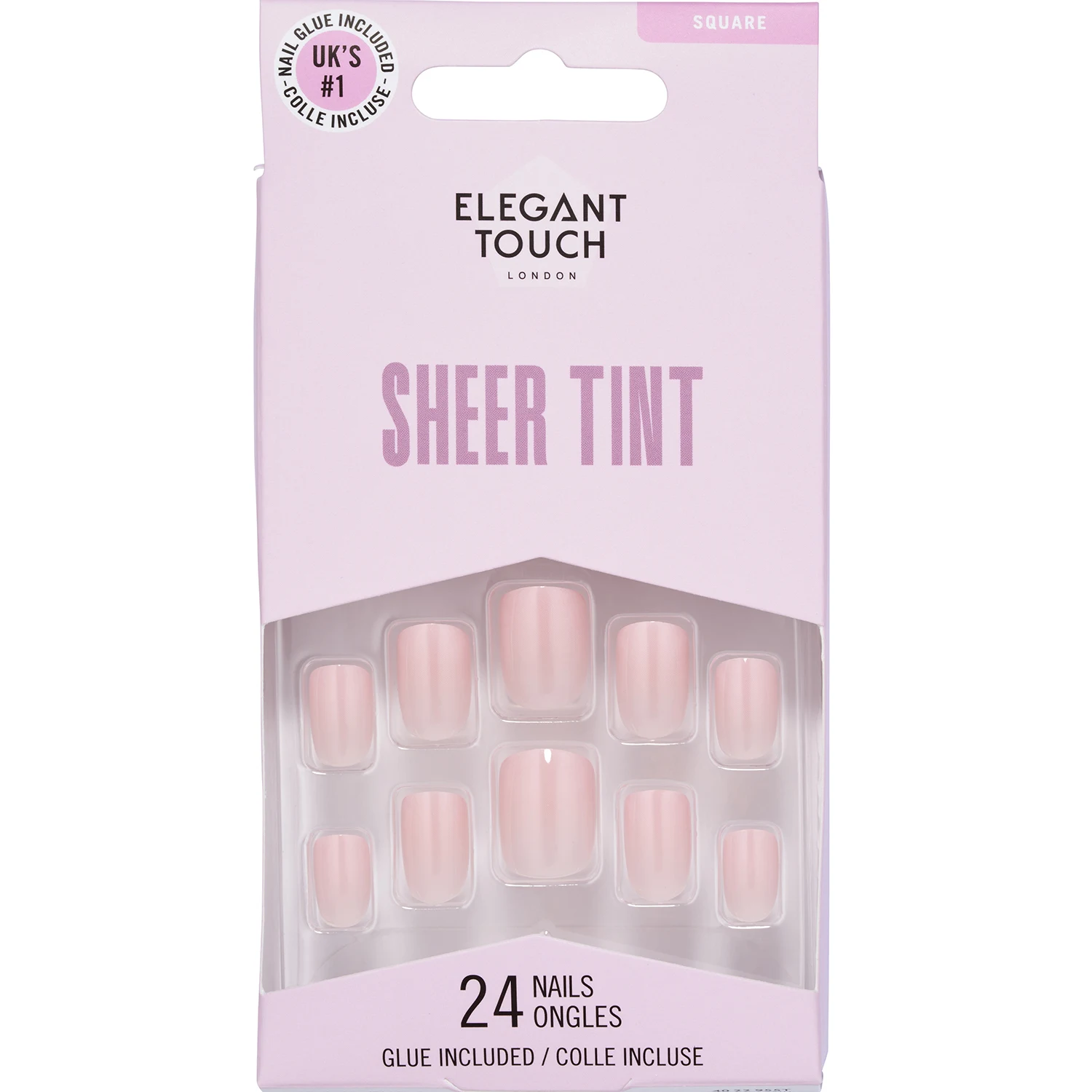 Elegant Touch Sheer Tint Ballerina Pink - Lösnaglar & nageldekorationer
