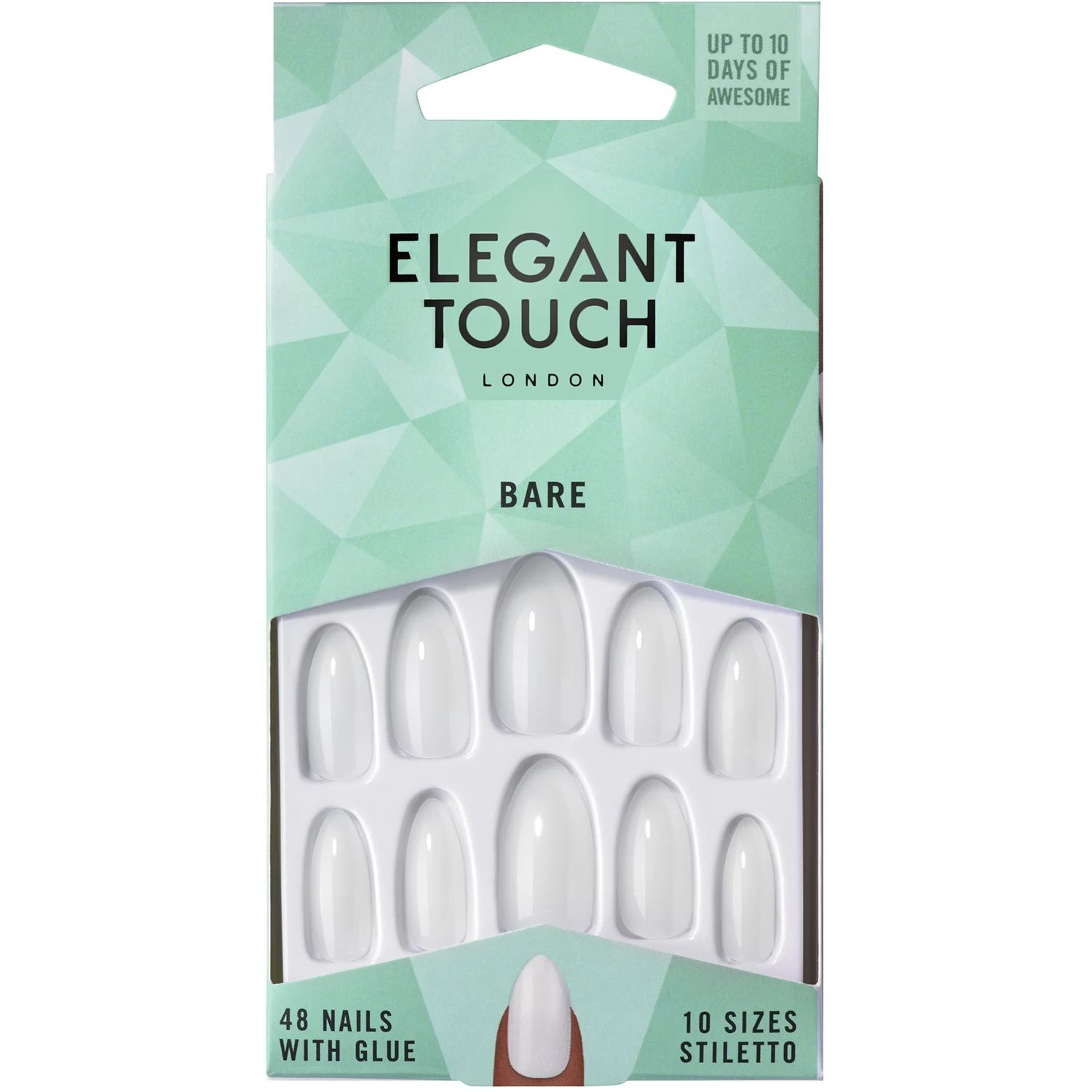 Elegant Touch Bare Nails Stiletto - Lösnaglar & nageldekorationer