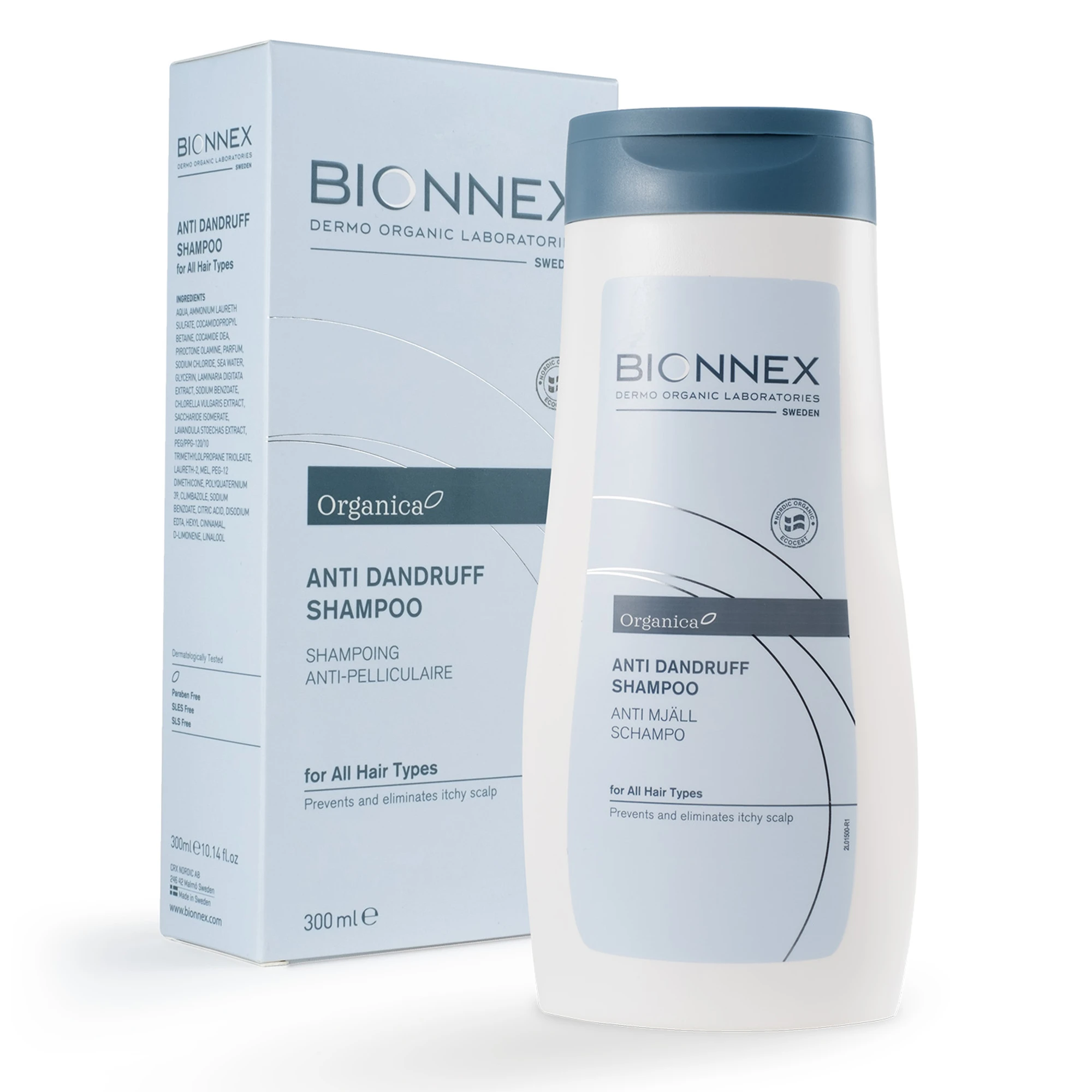 BIONNEX Organica Anti-Dandruff Shampoo 300ml - Mjällschampo