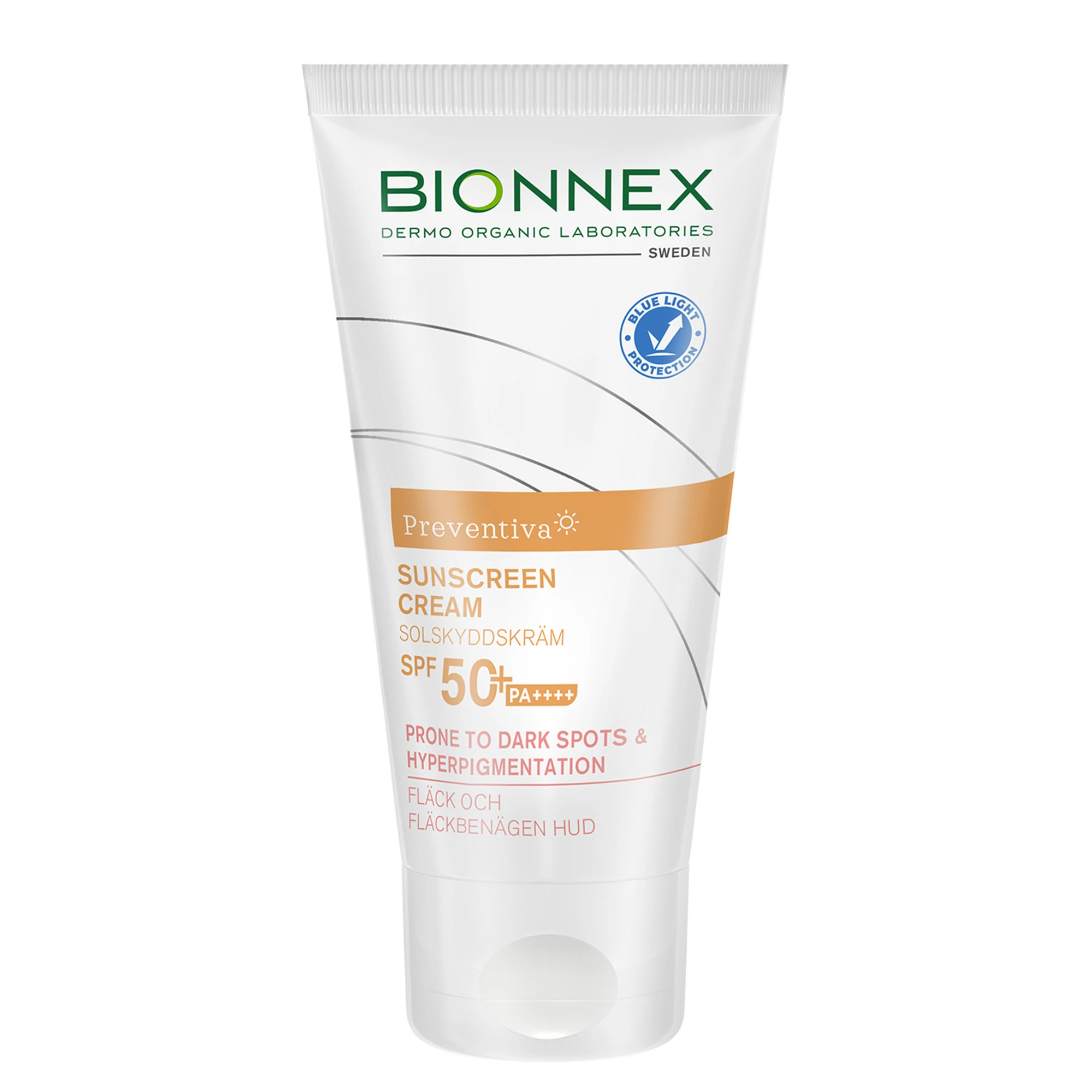 BIONNEX Preventiva Sunscreen 50+ Dark Spots & Hyperpigmentation 50ml - Solkräm SPF 50