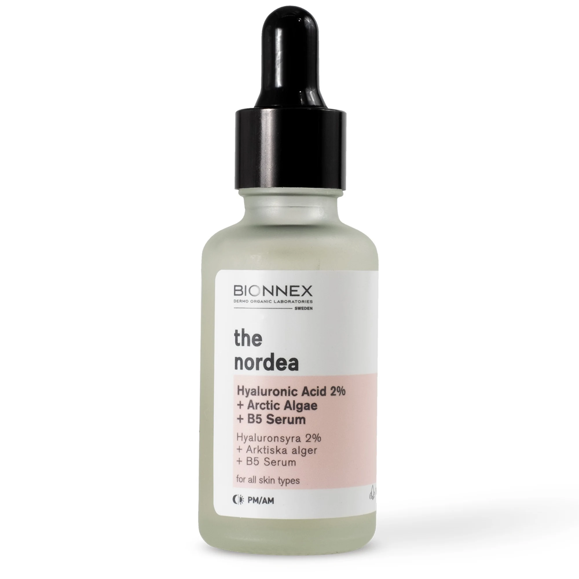 BIONNEX The Nordea Hyaluronic Acid 2% + Arctic Algae + B5 Serum 30ml - Hyaluronsyra serum