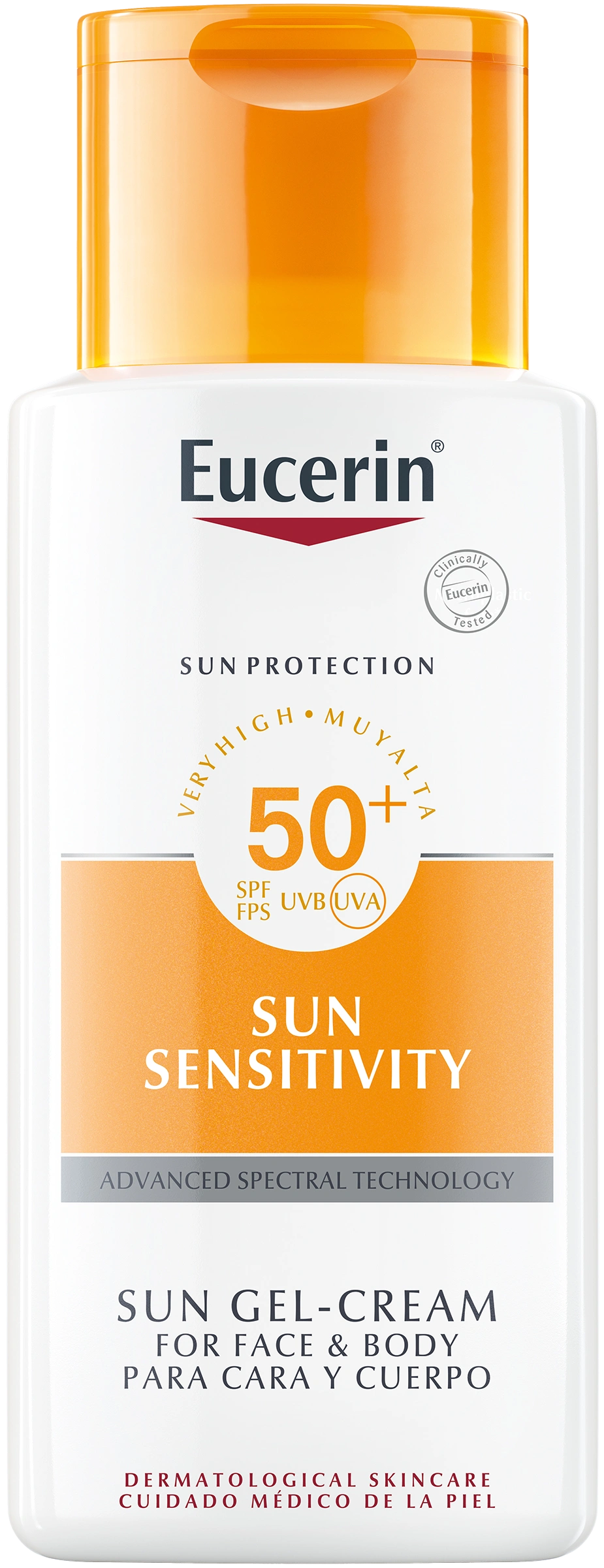 Eucerin Sun Sensitivity Gel-Cream SPF50+ 150 ml - Solskydd ansikte