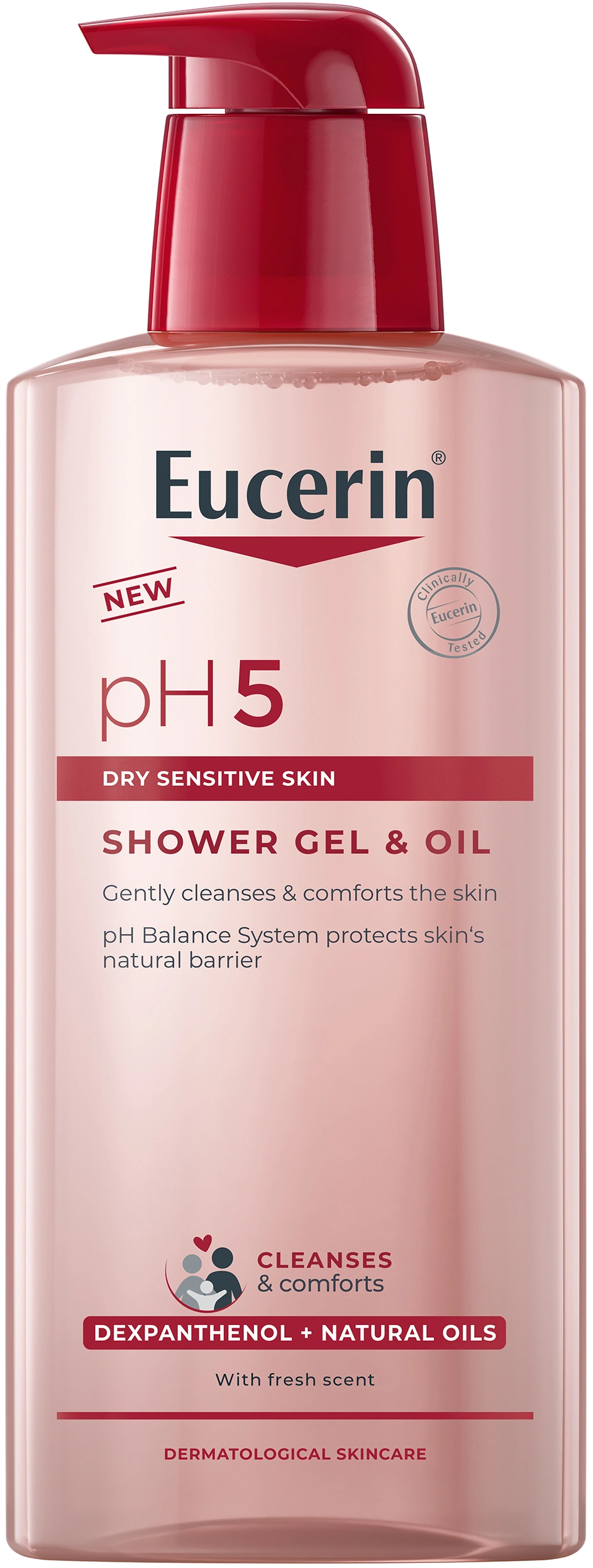 Eucerin pH5 Shower Gel & Oil 400 ml - Duscholja