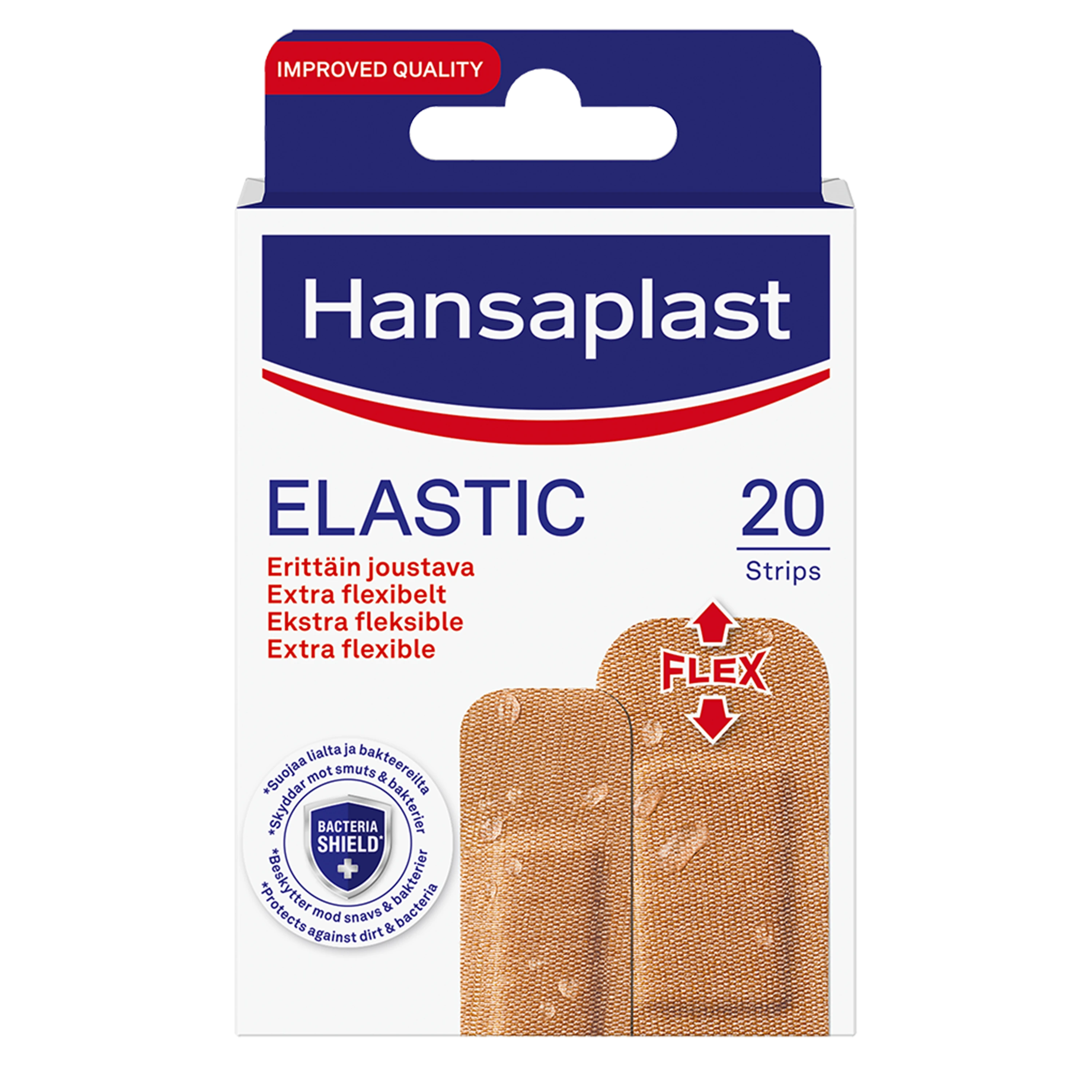 Hansaplast Elastic Strips 20 st - Plåster