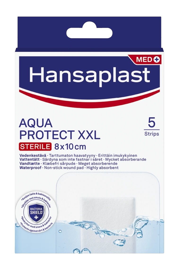 Hansaplast Aqua Protect XXL Strips 5 st - Vattentäta plåster