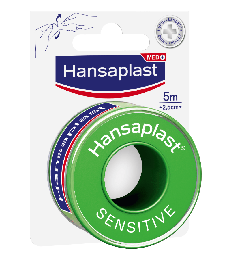 Hansaplast Fixation Tape Sensitive 5m x 2,5 cm - Kirurgtejp