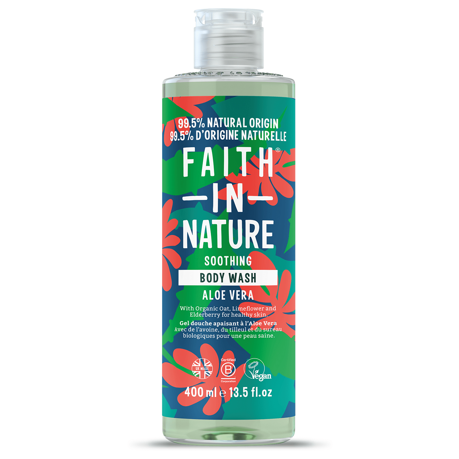 Faith in Nature Body Wash Aloe Vera 400 ml - Duschkräm & duschtvål