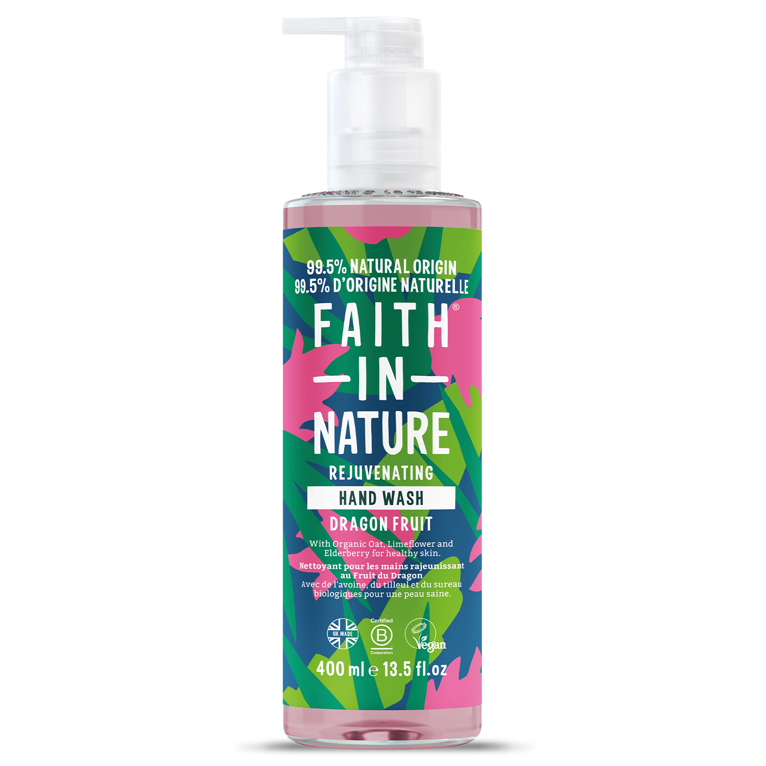Faith in Nature Hand Wash Dragon Fruit 400 ml - Handtvål