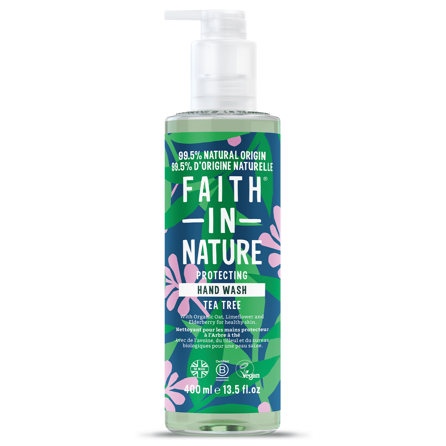 Faith in Nature Hand Wash-Tea Tree 400ml - Handtvål