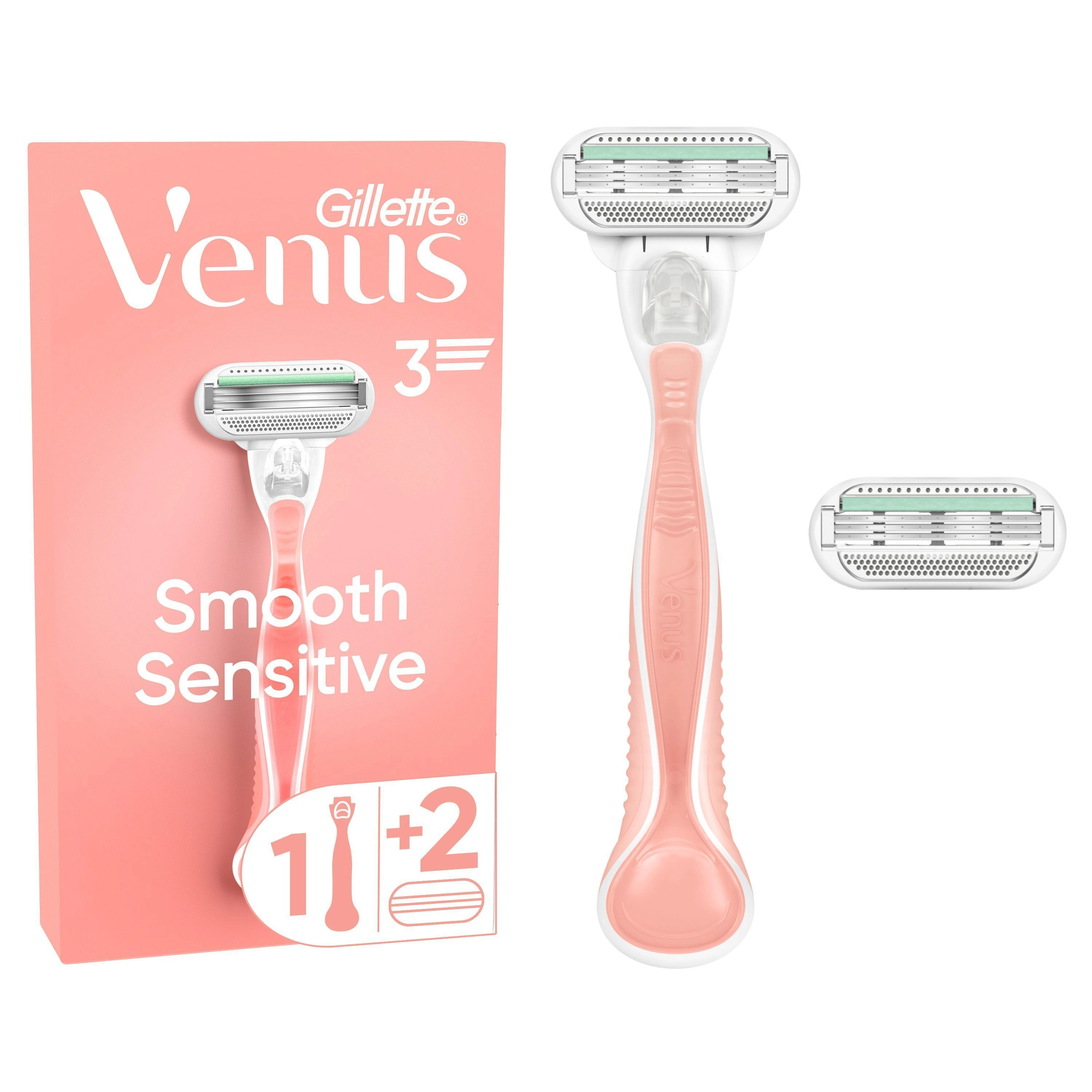 Venus Smooth Sensitive Razor 2-pack - Rakhyvlar dam