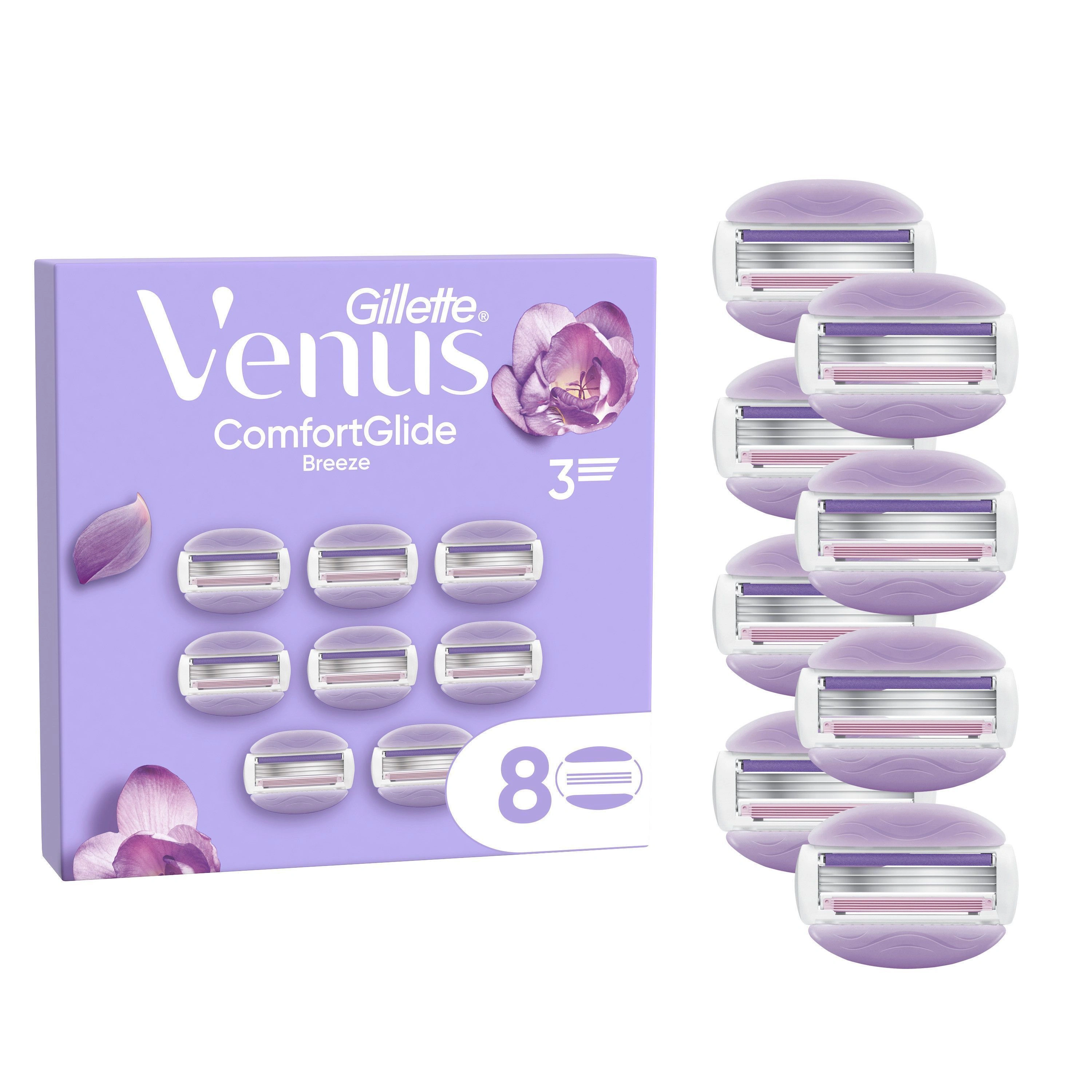 Venus Comfortglide Breeze Rakblad 8-pack - Rakblad