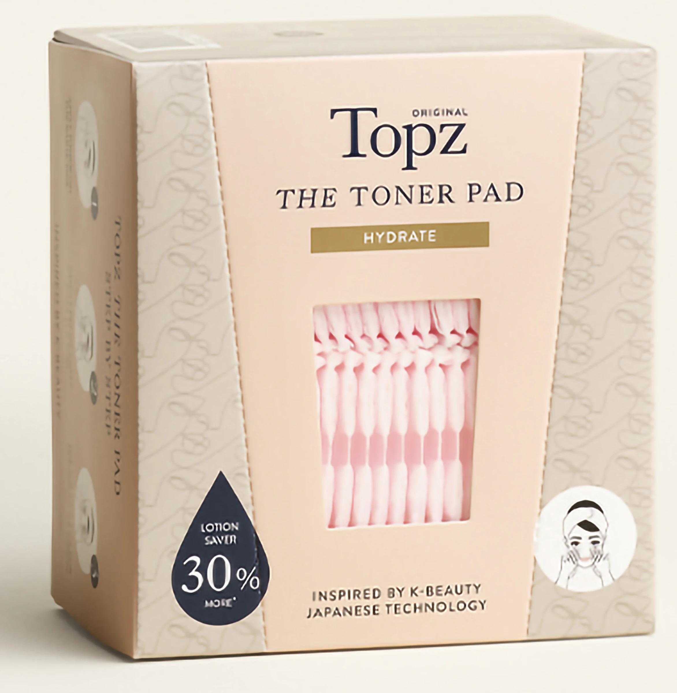 Topz Premium The Toner Pad 50 st - Bomullspads