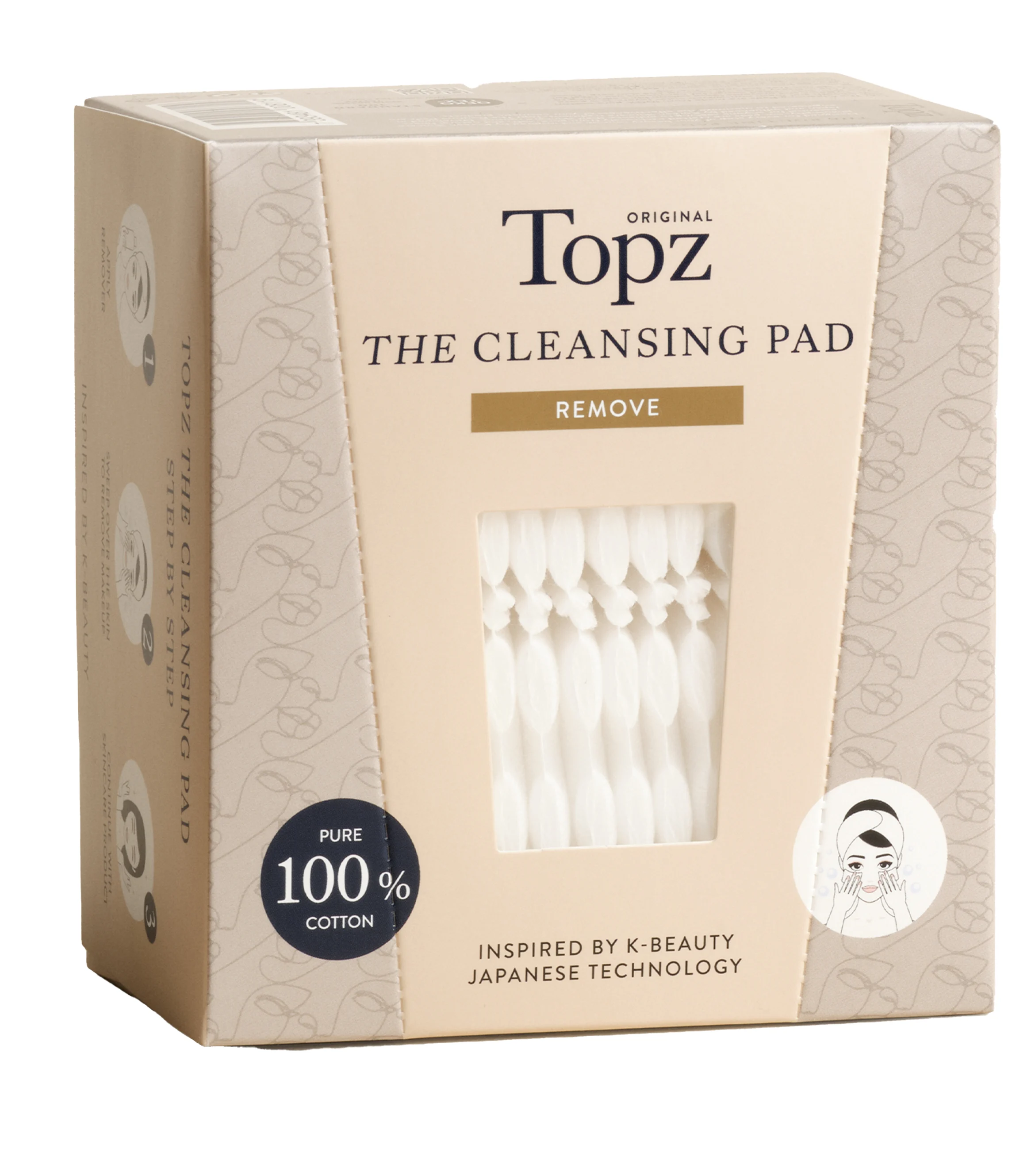 Topz Premium The Cleansing Pad 40 st - Bomullspads