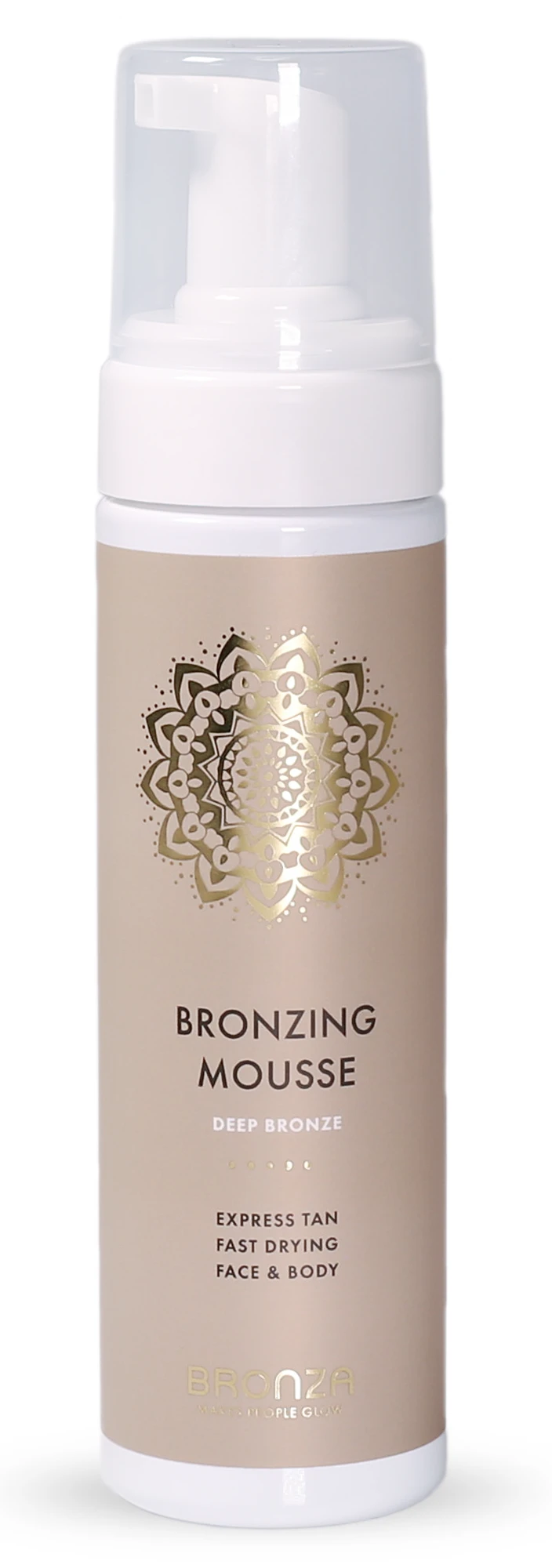 Bronza Deep Bronze Bronzing Mousse 200 ml - Brun utan sol ansikte